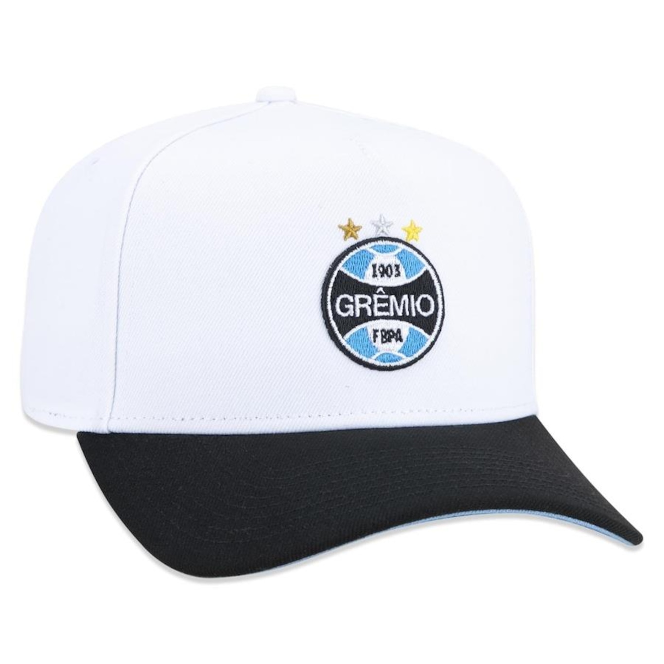 Bone Aba Curva New Era 9Forty A-Frame Futebol Gremio - Snapback - Adulto - Foto 3