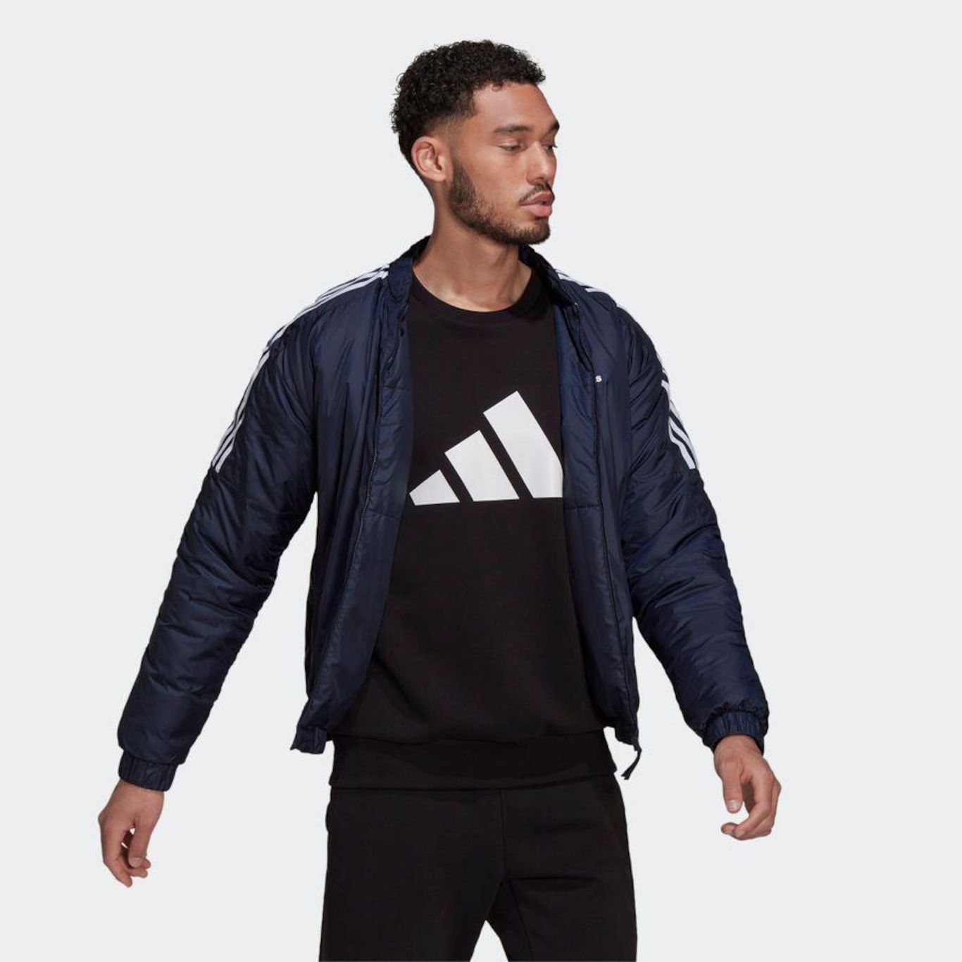 Jaqueta bomber hot sale masculina adidas