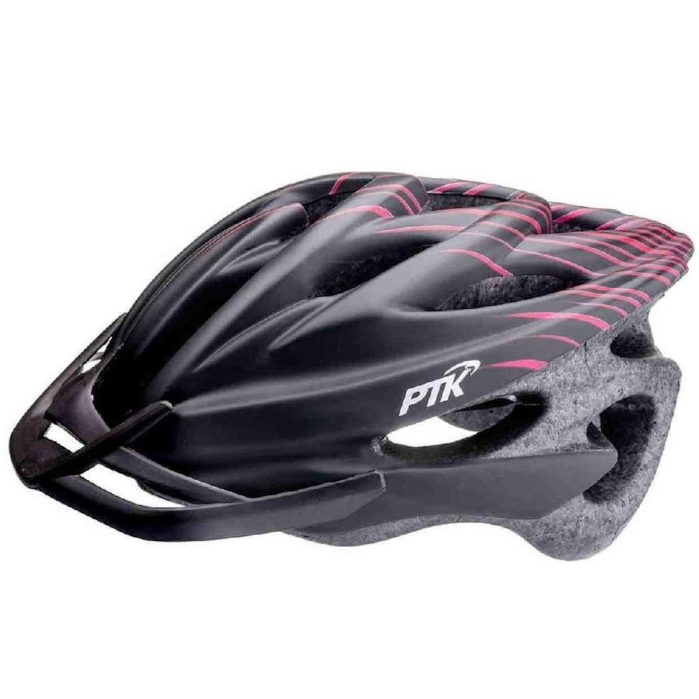 Capacete para Ciclismo PTK Runner com Regulagem - Adulto - Foto 1