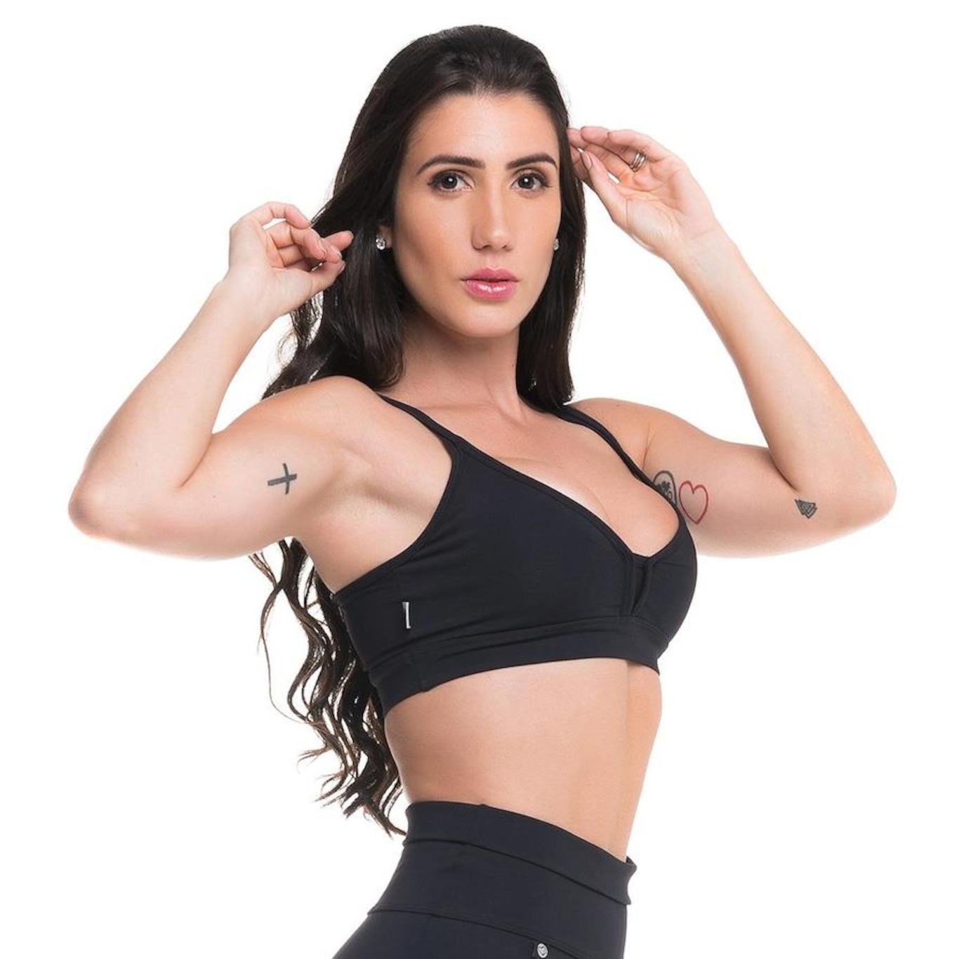 Top Sandy Fitness Up Nero Snd Fitness - Feminino - Foto 2