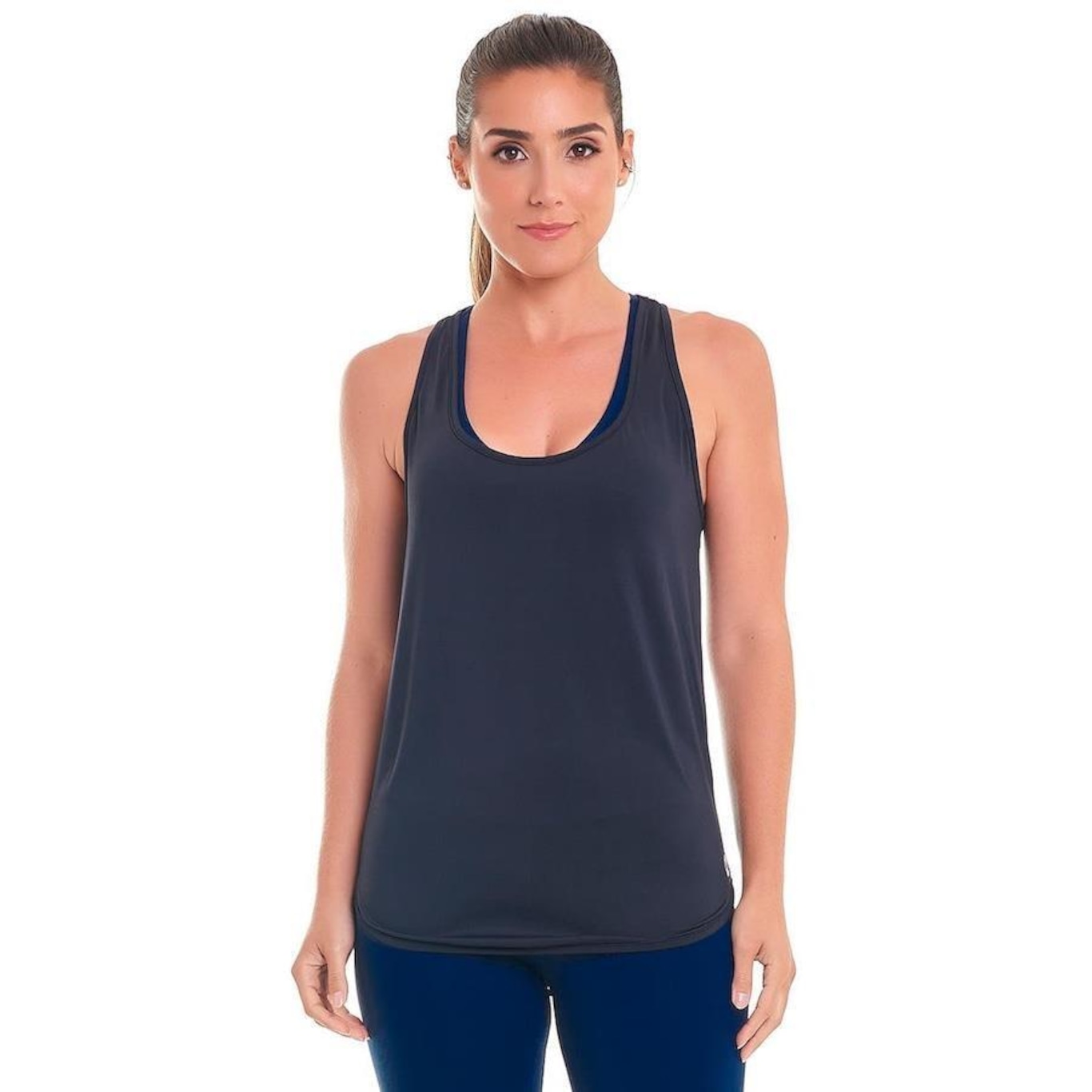 Camiseta Regata Sandy Fitness Basic Preto Snd Fitness - Feminina - Foto 1