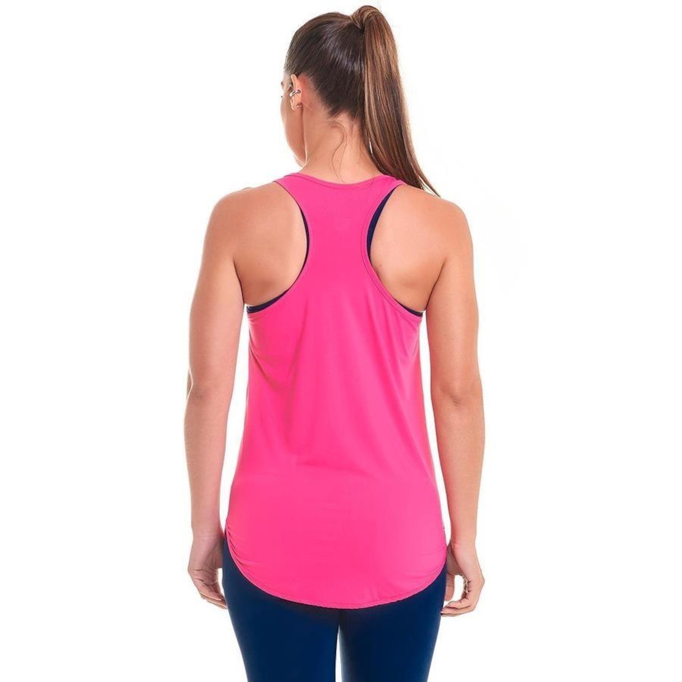 Camiseta Regata Sandy Fitness Basic Rosa Snd Fitness - Feminina - Foto 3