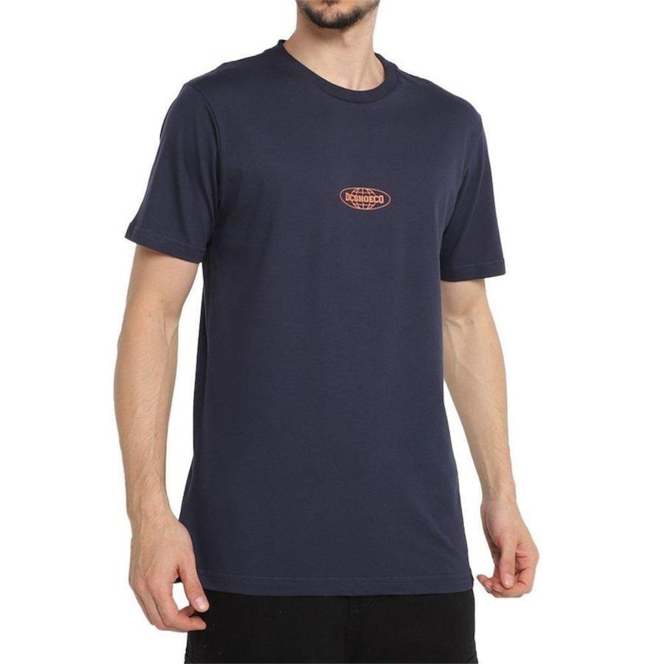 Camiseta DC Shoes Minimal World Masculina Azul Marinho - Foto 1