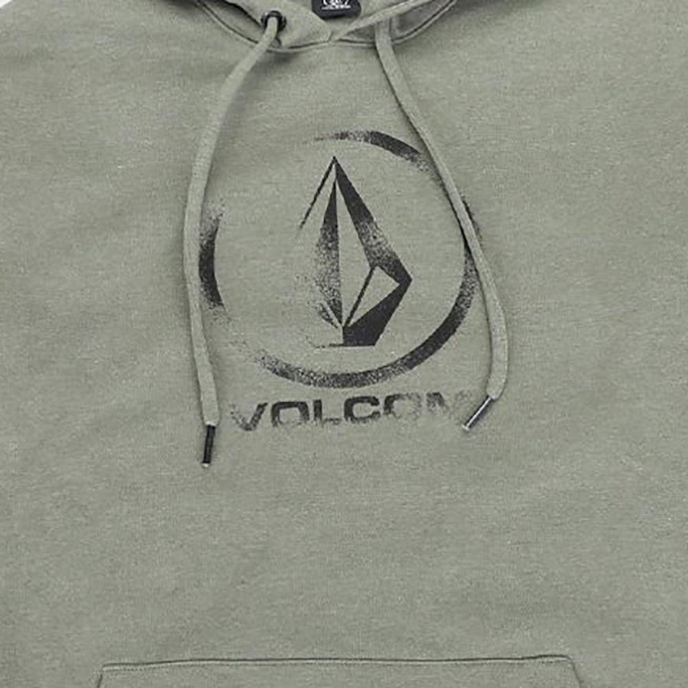 Blusão de Moletom com Capuz Volcom Canguru Logo - Masculino - Foto 2