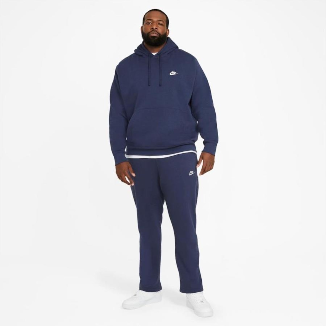 Blusão com Capuz Nike Sportswear Club Fleece - Unissex - Foto 1