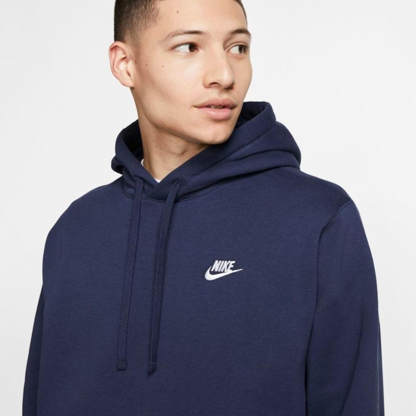 Blusão com Capuz Nike Sportswear Club Fleece - Unissex - Foto 3