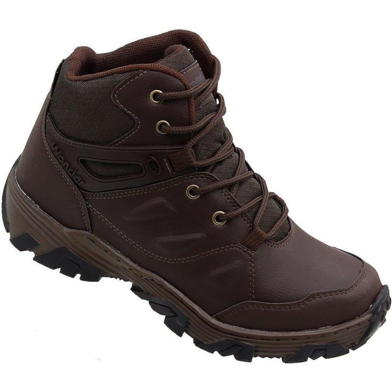 Bota Adventure Cano Médio Wonder Sola Grossa - Masculina - Foto 1