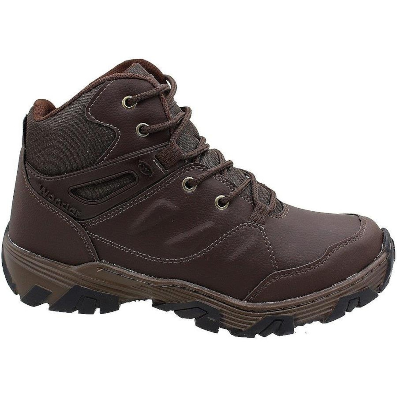 Bota Adventure Cano Médio Wonder Sola Grossa - Masculina - Foto 2