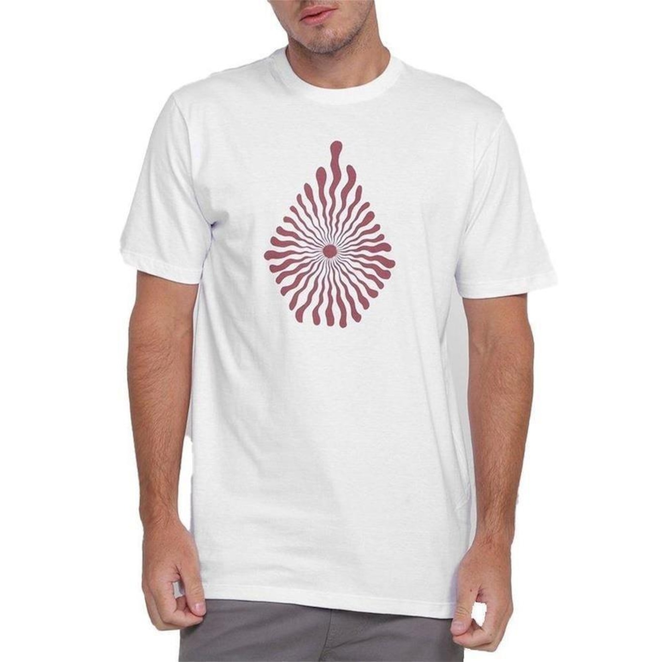 Camiseta Volcom Vibey Stone - Masculina - Foto 1