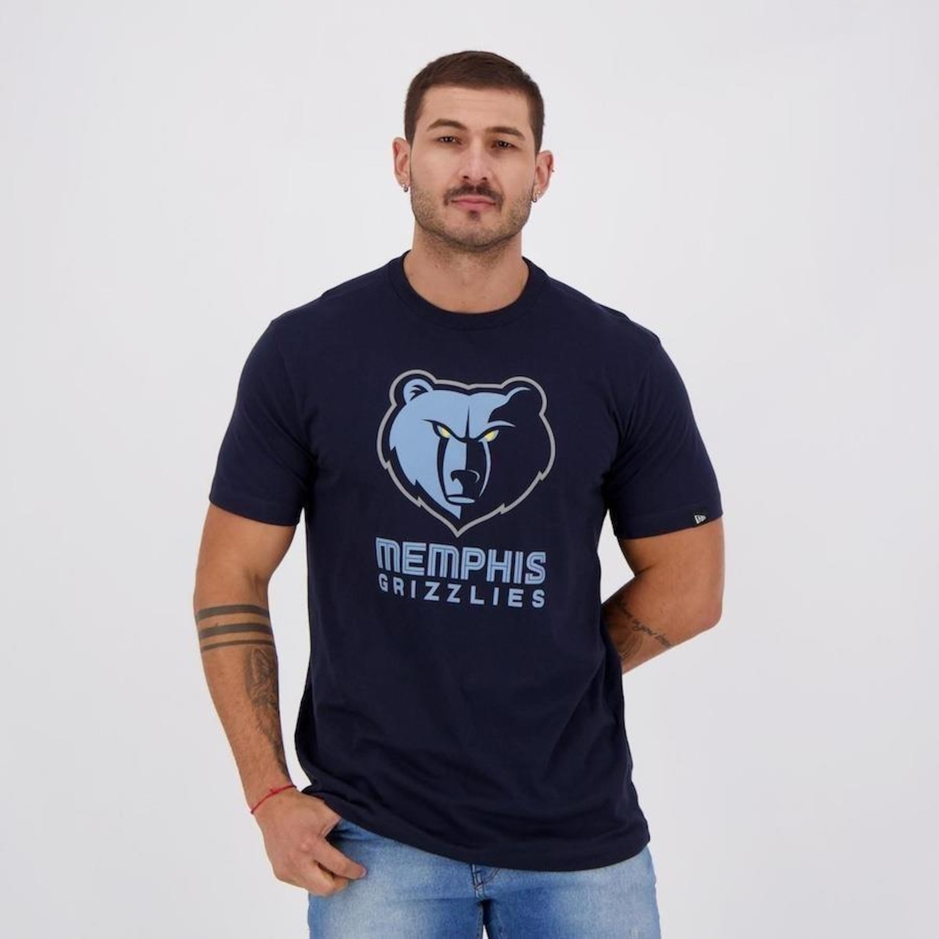 Camiseta New Era NBA Memphis Grizzlies - Masculina - Foto 1