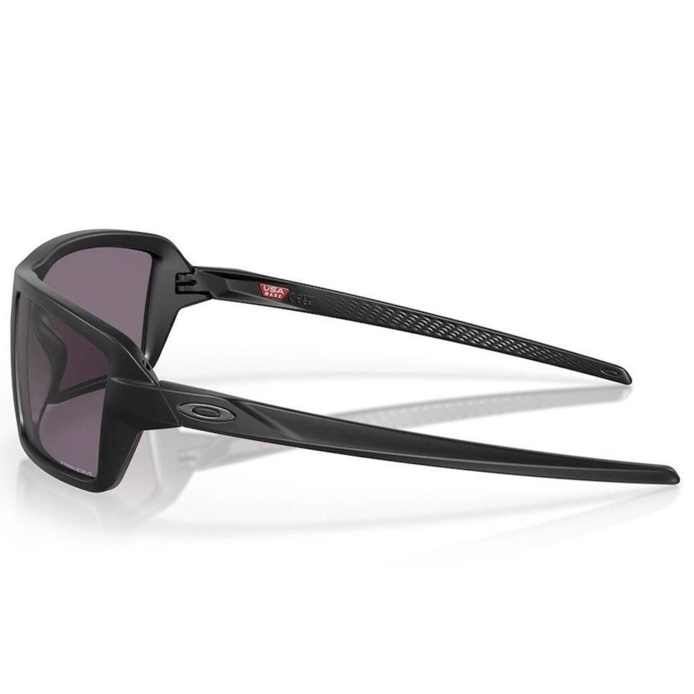 Óculos de Sol Oakley Cables Matte Black Prizm Grey - Unissex - Foto 2