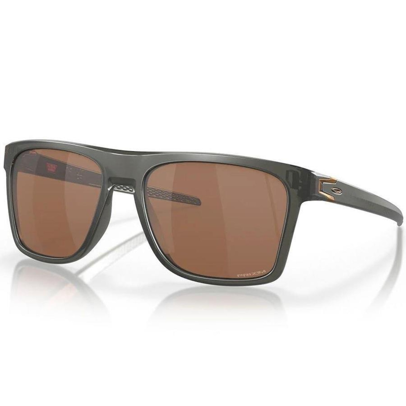 Óculos de Sol Oakley Leffingwell Matte Grey Smoke - Unissex - Foto 1