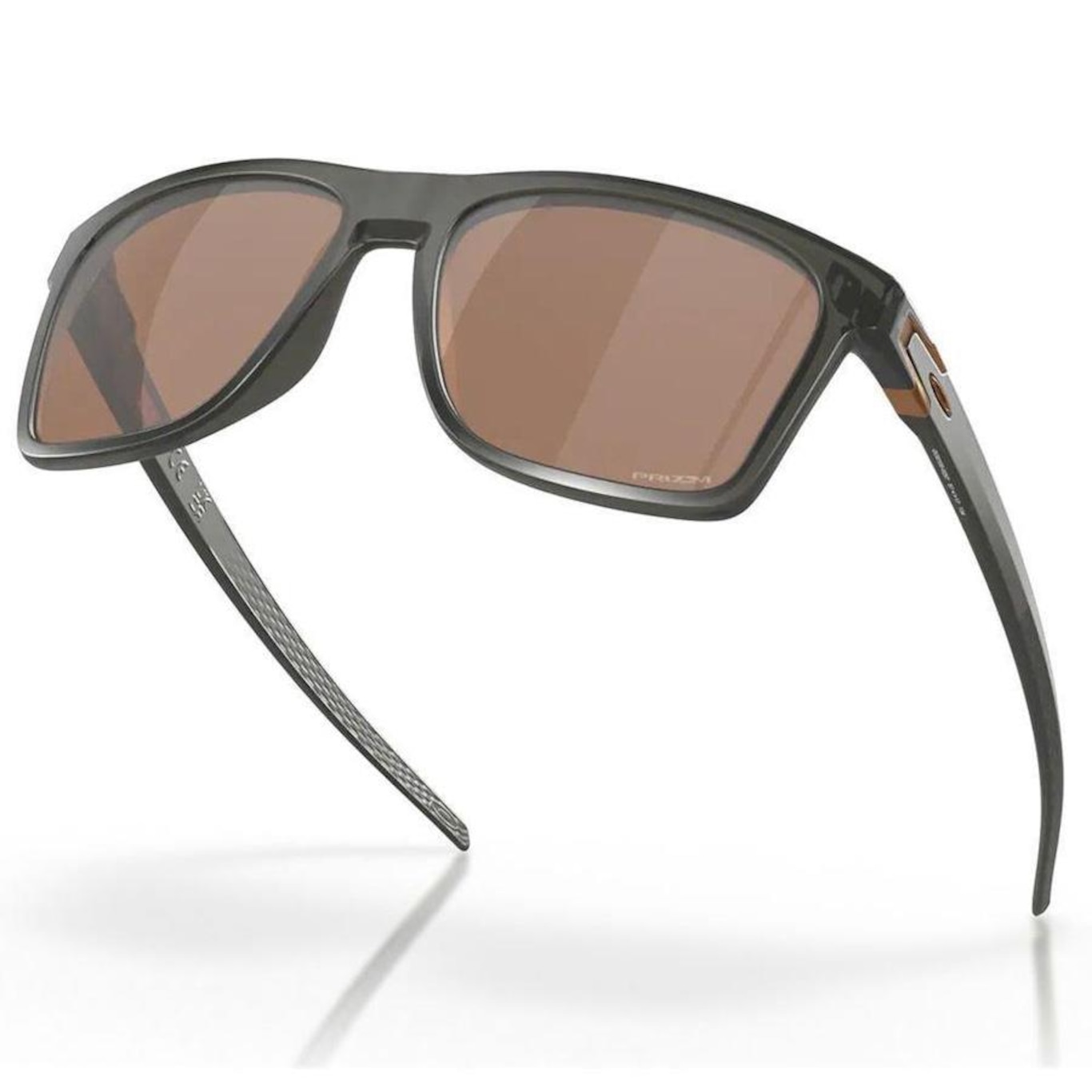 Óculos de Sol Oakley Leffingwell Matte Grey Smoke - Unissex - Foto 3