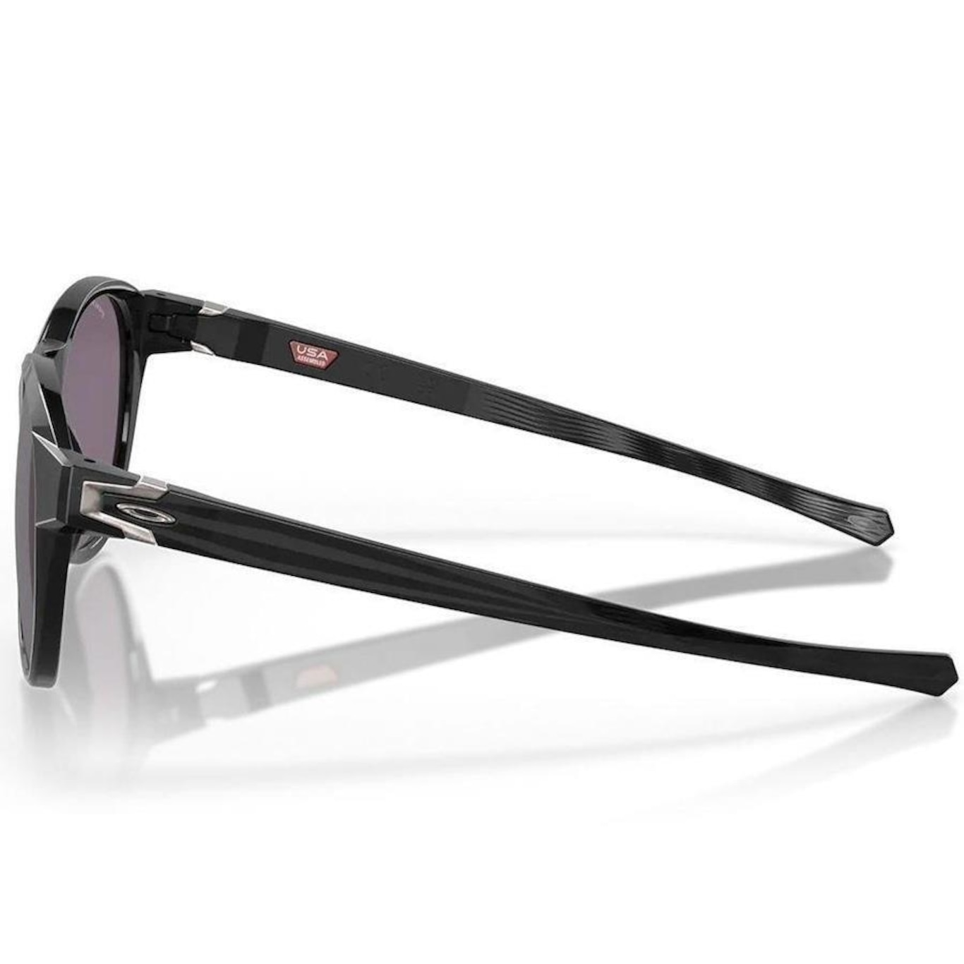 Óculos de Sol Oakley Reedmace Black Ink Prizm Grey - Unissex - Foto 2