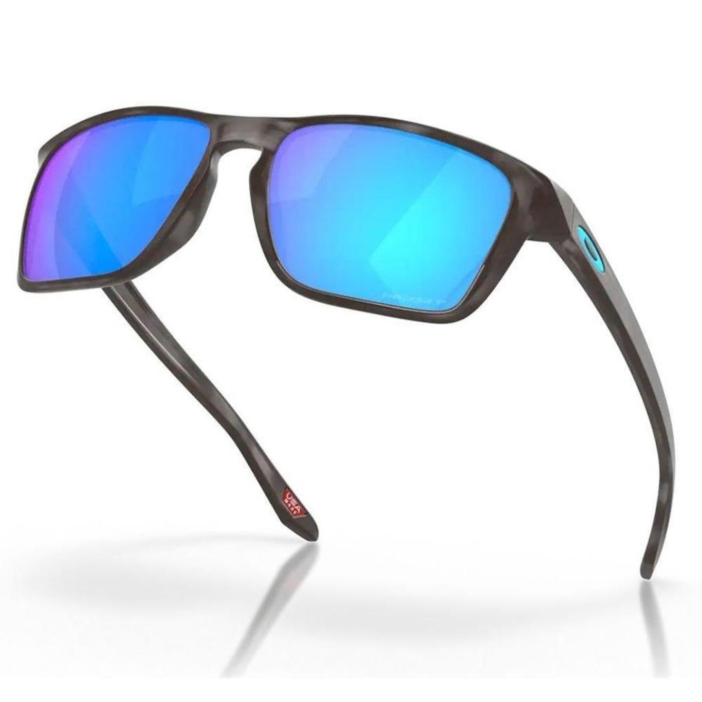 Óculos de Sol Oakley Sylas Matte Black Tortoise - Unissex - Foto 3