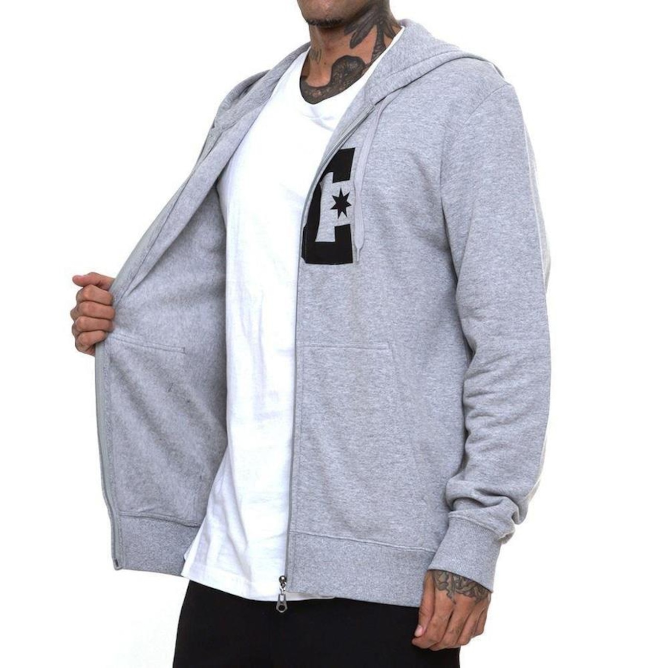 Jaqueta de Moletom com Capuz DC Shoes Star Zh - Masculina - Foto 4