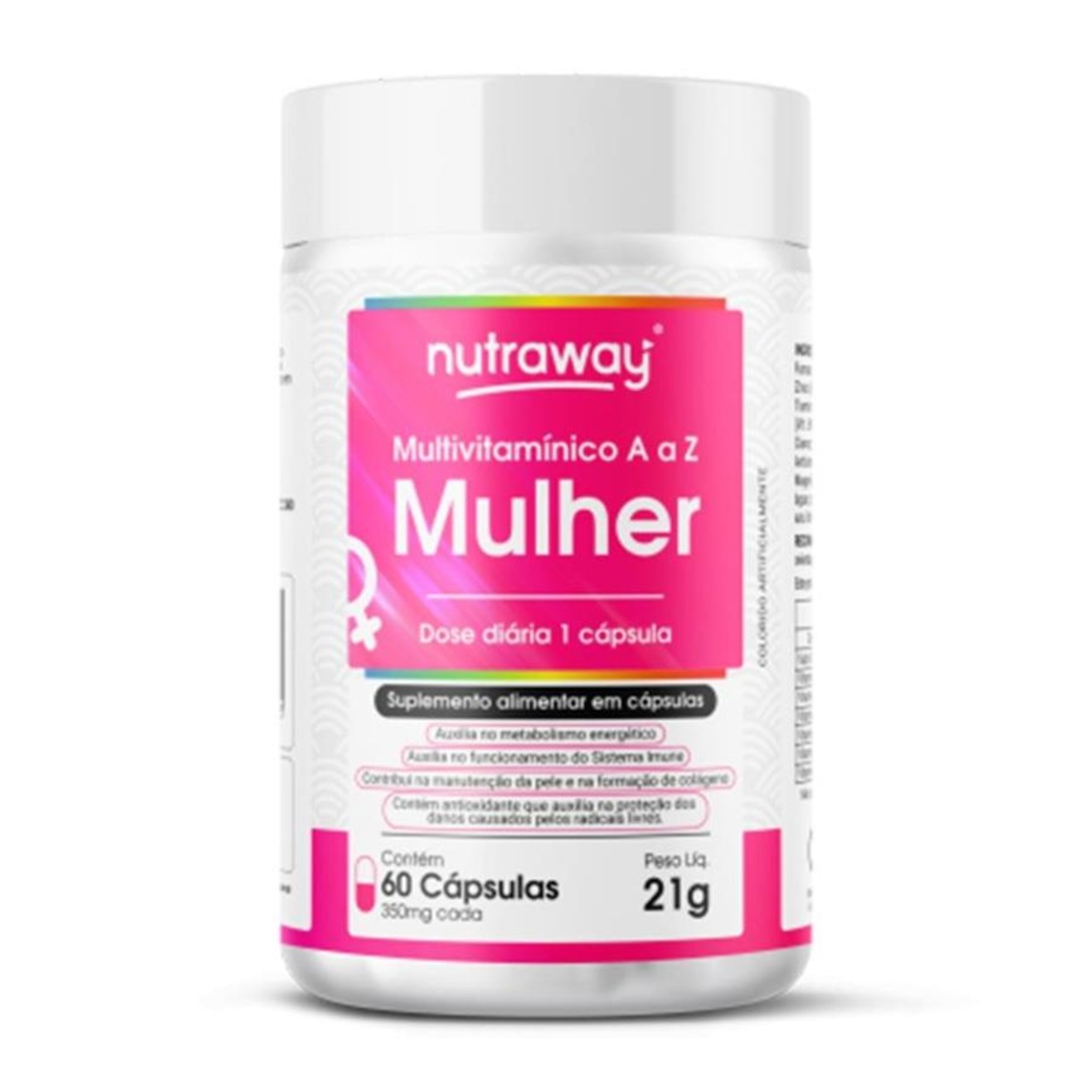 Kit De Multivitamínico Mulher Nutraway 350mg 60 Cápsulas 3 Unidades Centauro 8750