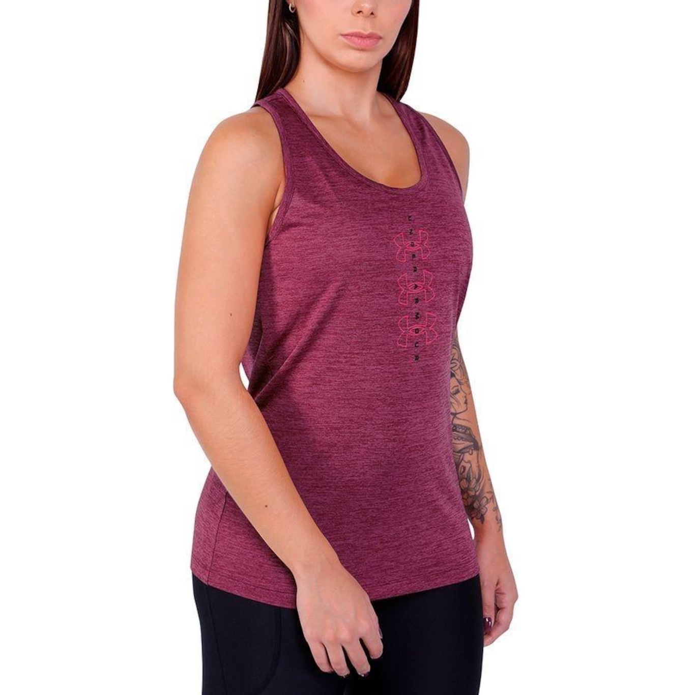 Camiseta Regata Under Armour Tech Twist Graphic Tank - Feminina - Foto 3