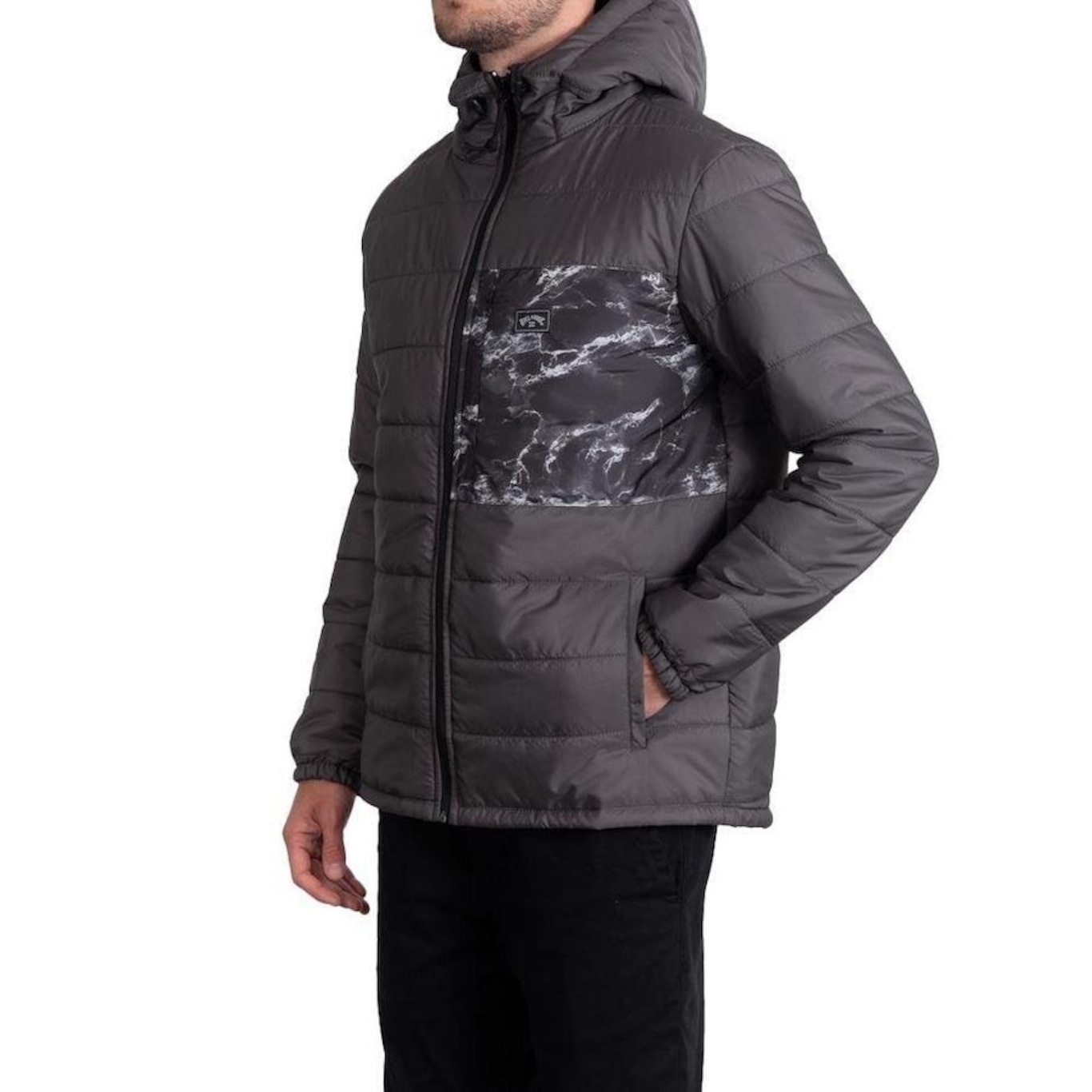 Jaqueta Com Capuz Billabong Stealth Puffer Masculina - Foto 3