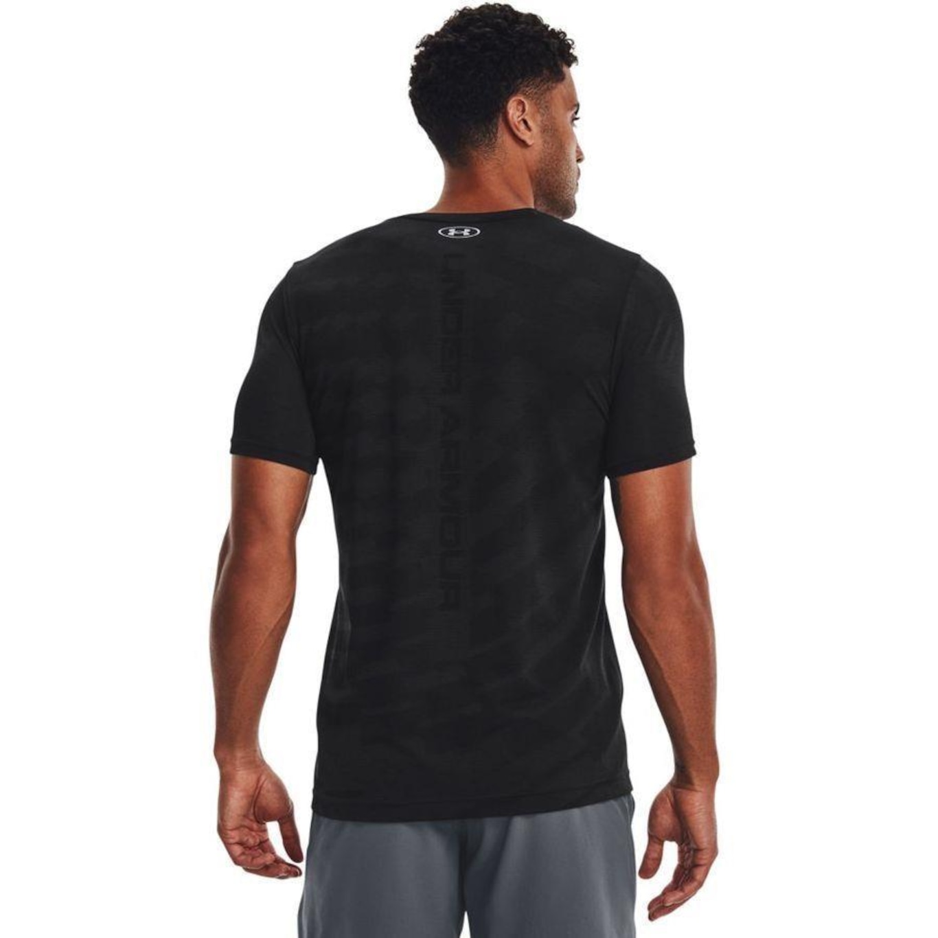 Camiseta Under Armour Seamless Radial - Masculina - Foto 2