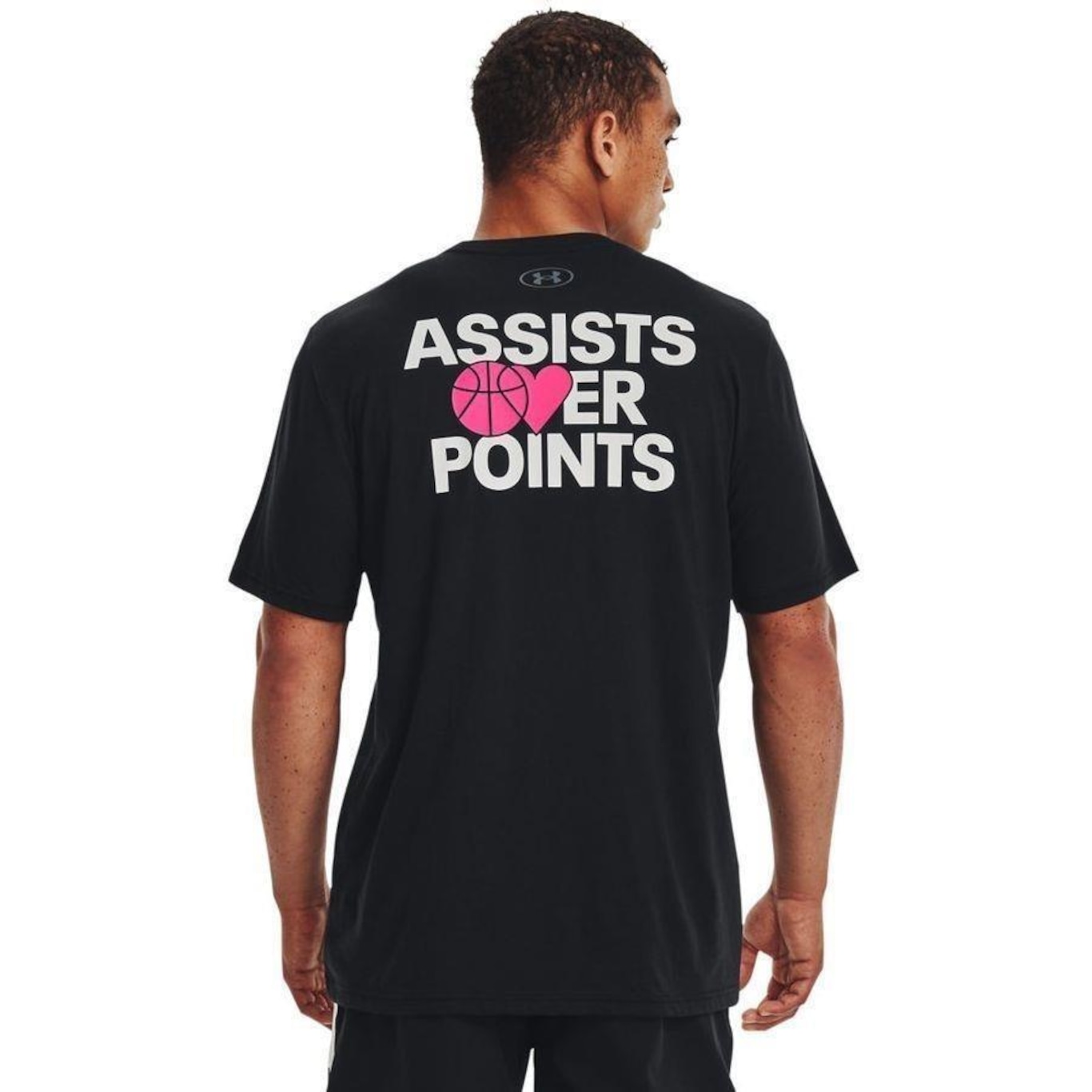 Camiseta Under Armour Bball Assists - Masculina - Foto 3