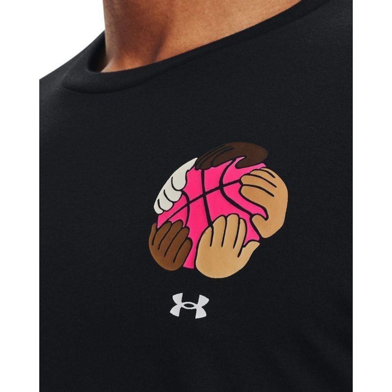 Camiseta Under Armour Bball Assists - Masculina - Foto 4