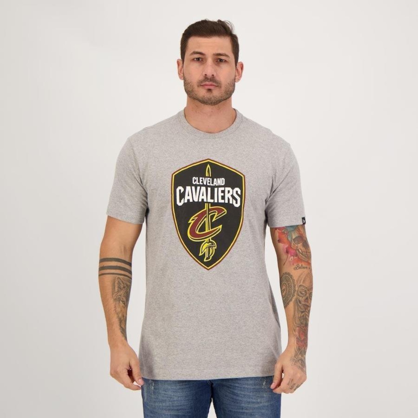 Camiseta New Era NBA Cleveland Cavaliers - Masculina - Foto 1