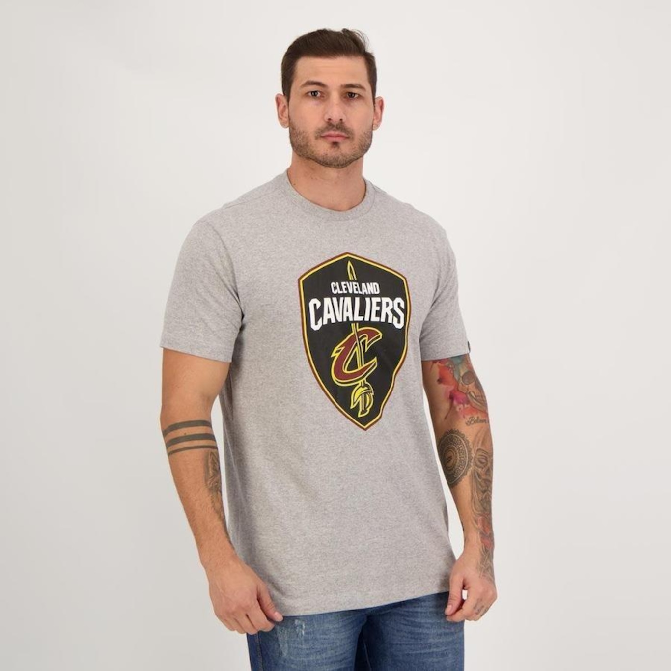 Camiseta New Era NBA Cleveland Cavaliers - Masculina - Foto 2