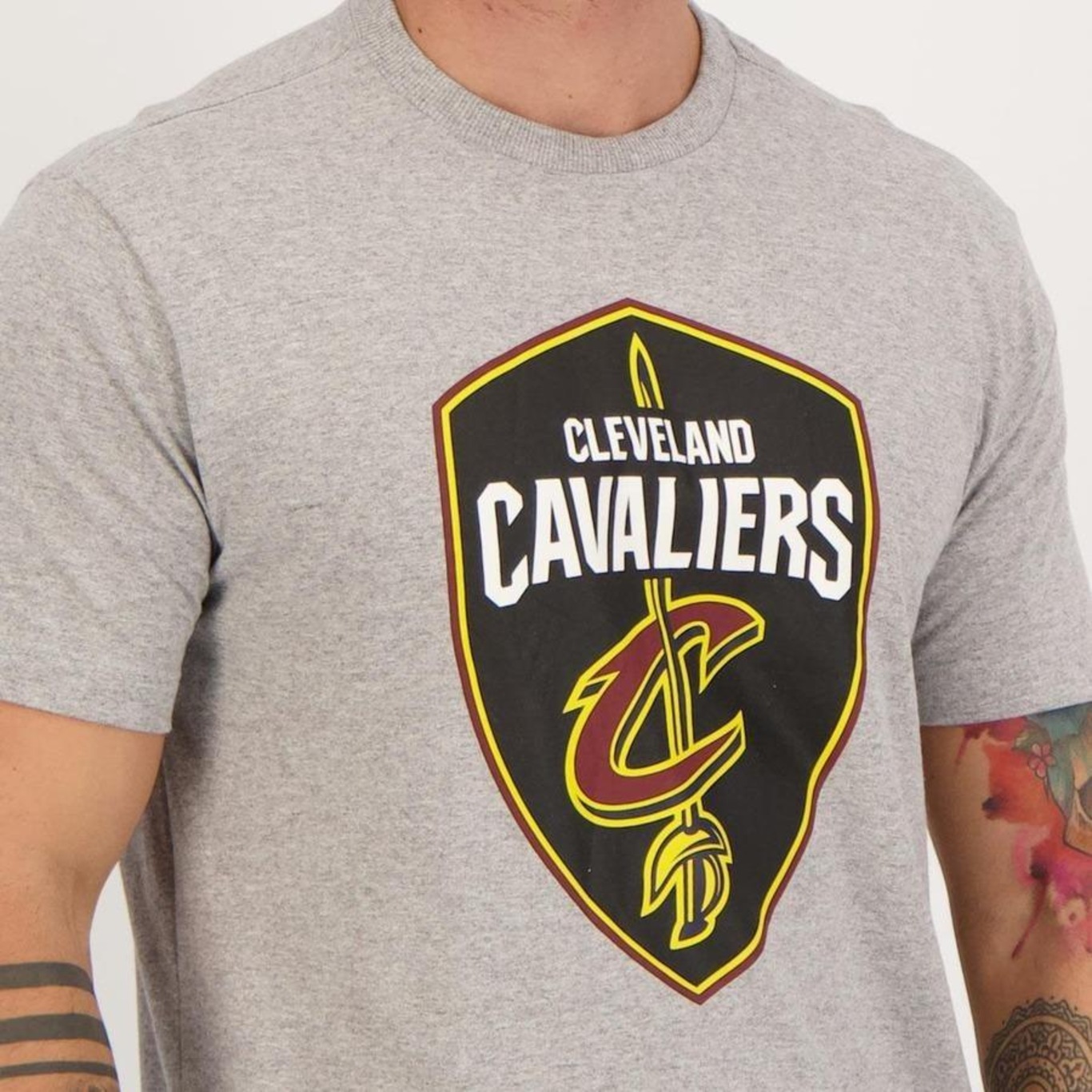 Camiseta New Era NBA Cleveland Cavaliers - Masculina - Foto 4