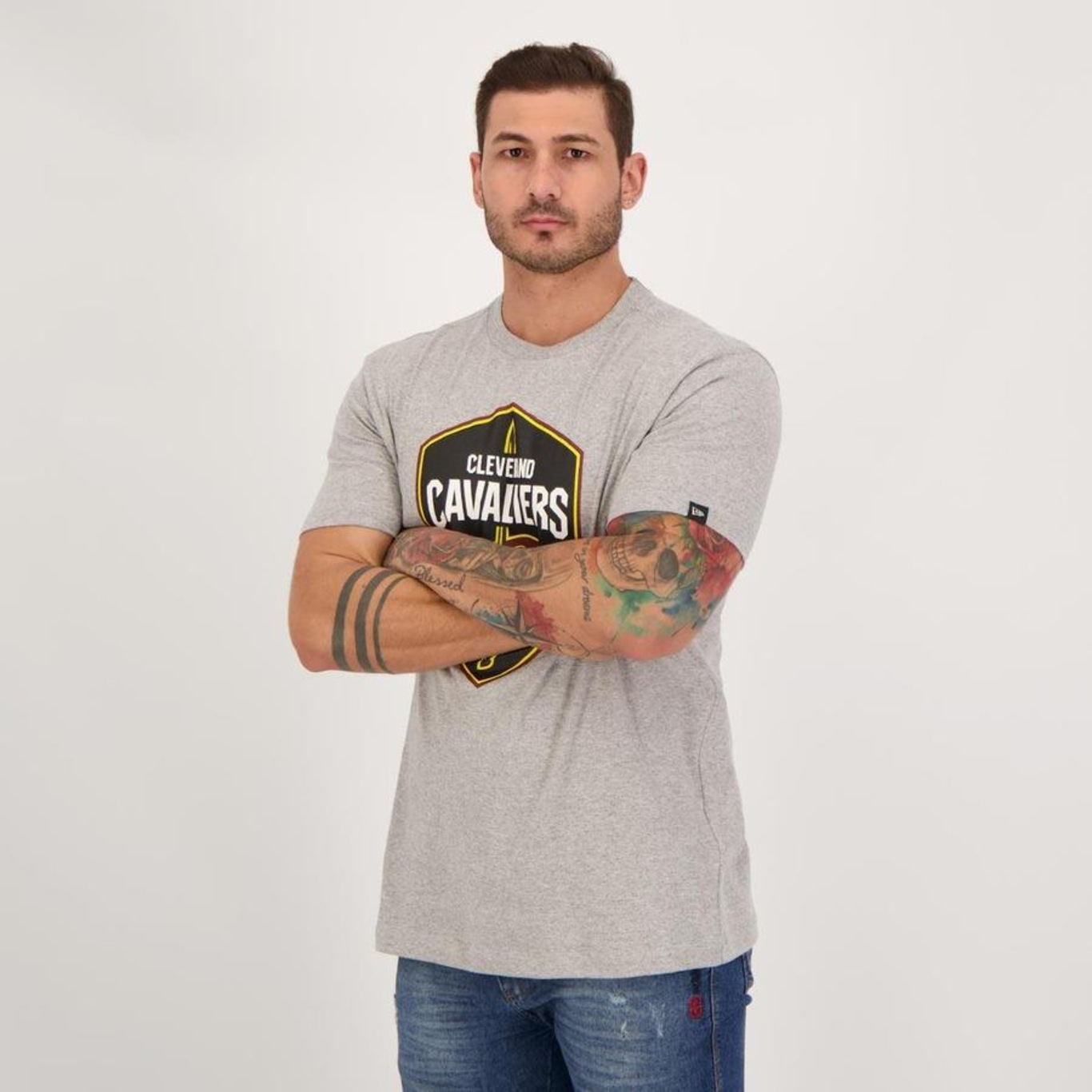 Camiseta New Era NBA Cleveland Cavaliers - Masculina - Foto 5