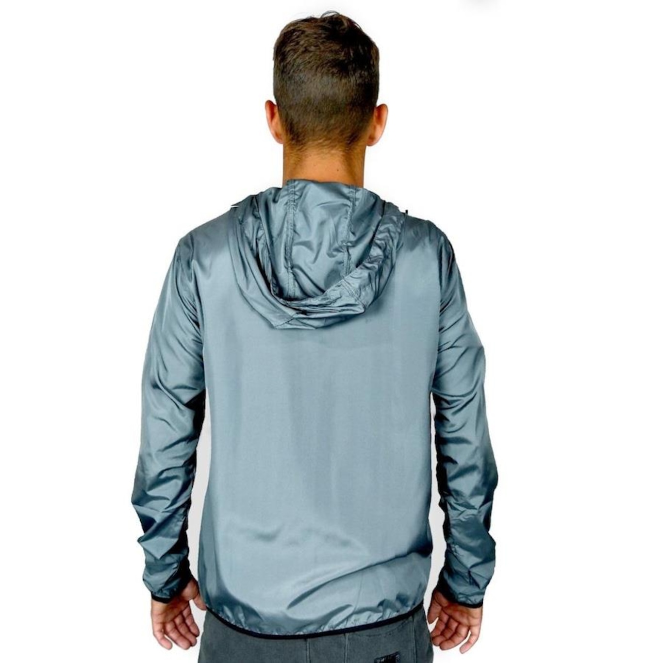 Jaqueta Corta Vento com Capuz WSS Light Santa Catarina - Masculina - Foto 3