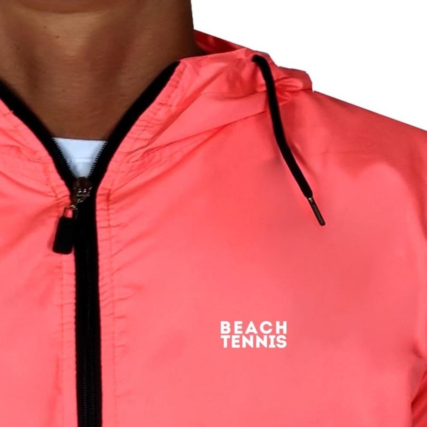 Jaqueta Corta Vento com Capuz WSS Light Beach Tennis - Masculina - Foto 2