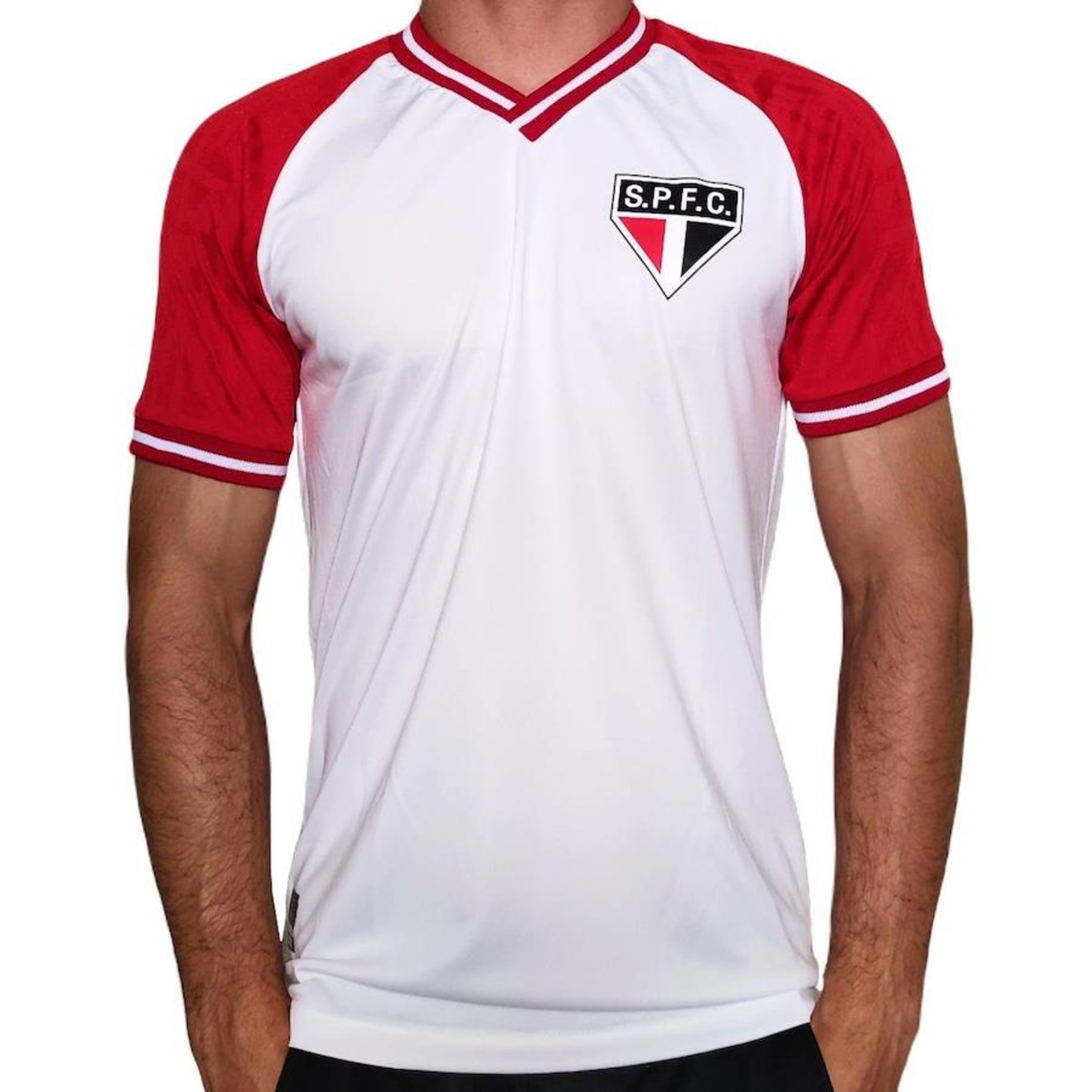 Camisa do São Paulo Raglan RetroMania - Masculino - Foto 2