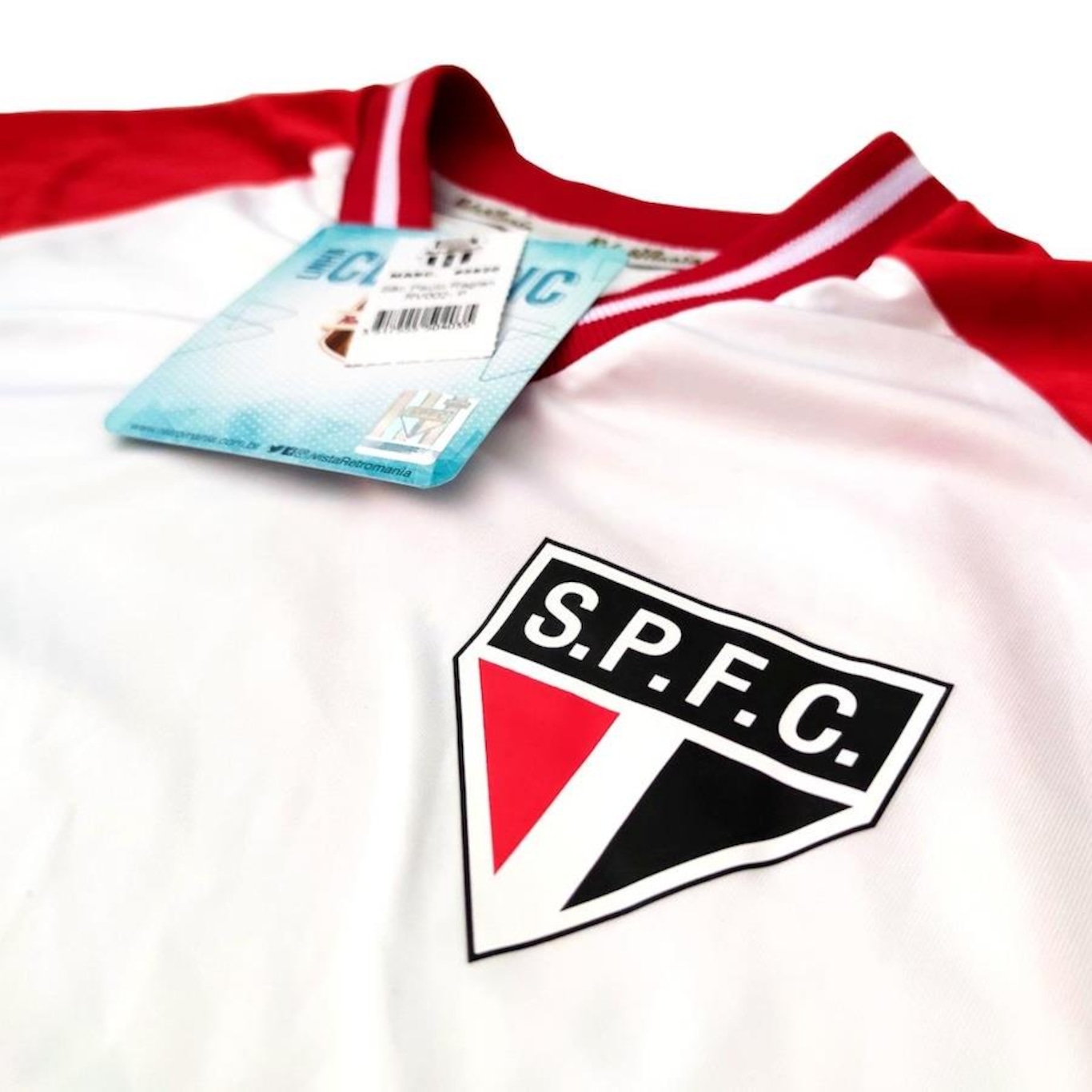 Camisa do São Paulo Raglan RetroMania - Masculino - Foto 3