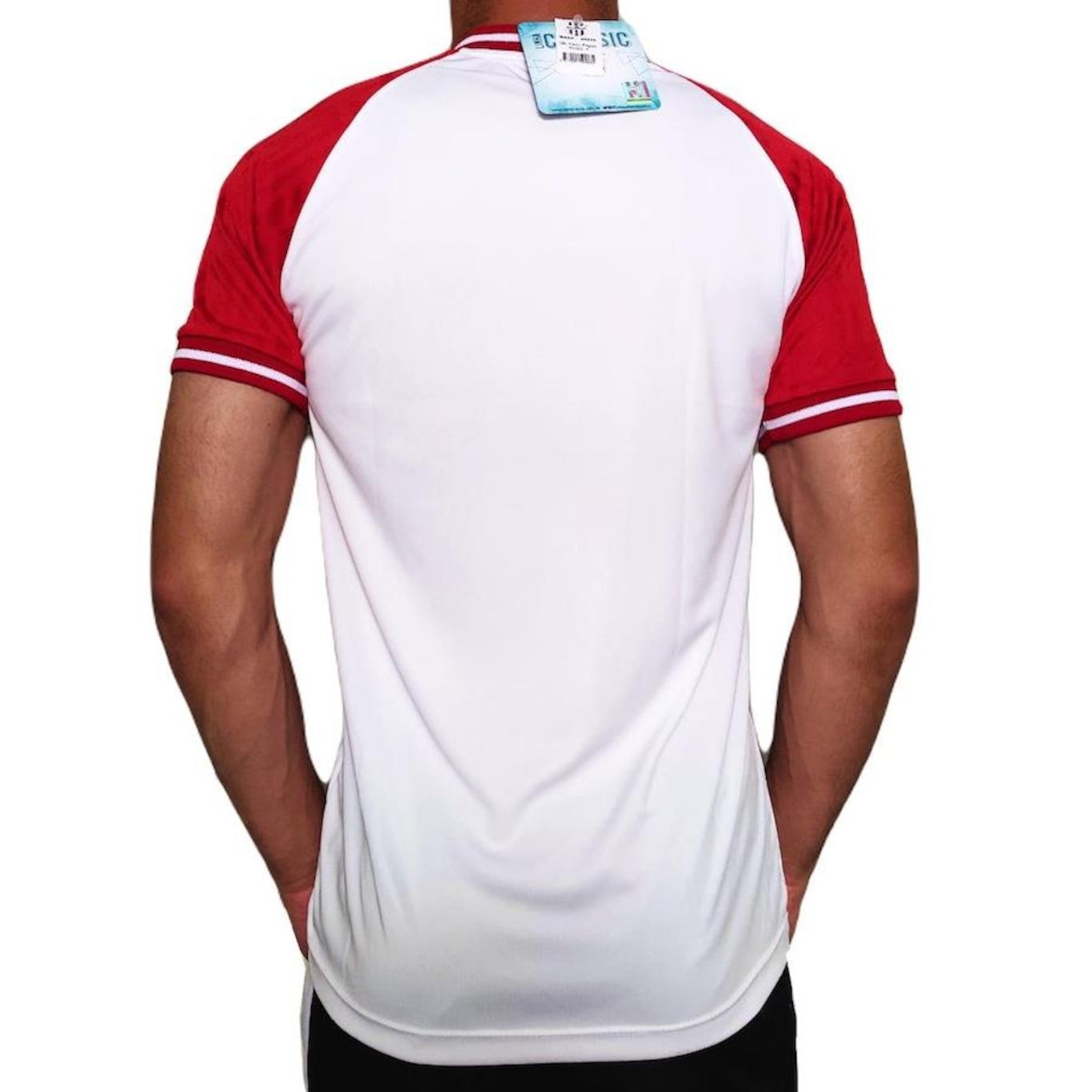 Camisa do São Paulo Raglan RetroMania - Masculino - Foto 4