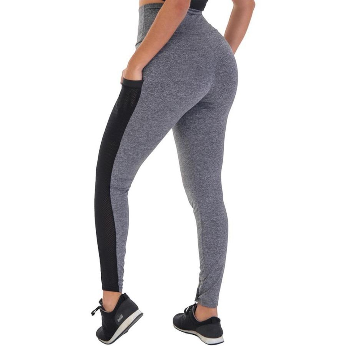 Calça Legging Microfibra Frimodas Cós Alto Fitness - Feminina - Foto 3