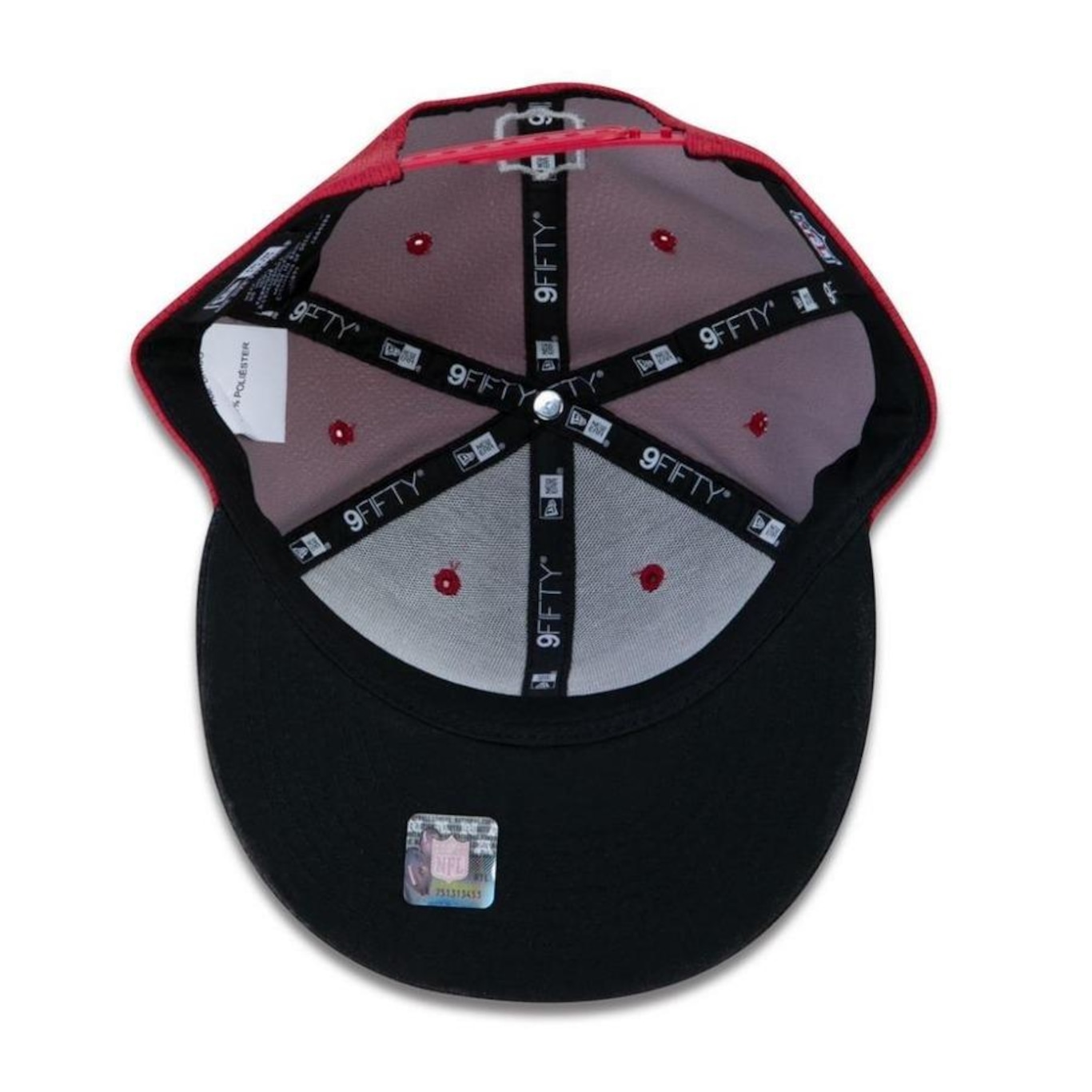 Boné Aba Reta New Era Arizona Cardinals 950 Logo NFL 21 Sideline Road - Snapback - Adulto - Foto 5