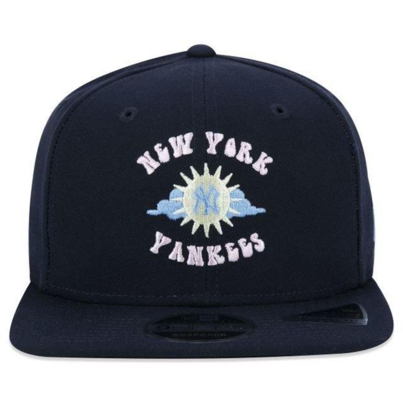 Boné Aba Reta New Era New York Yankees 950 Retro Soundtrack Sun - Snapback - Adulto - Foto 4