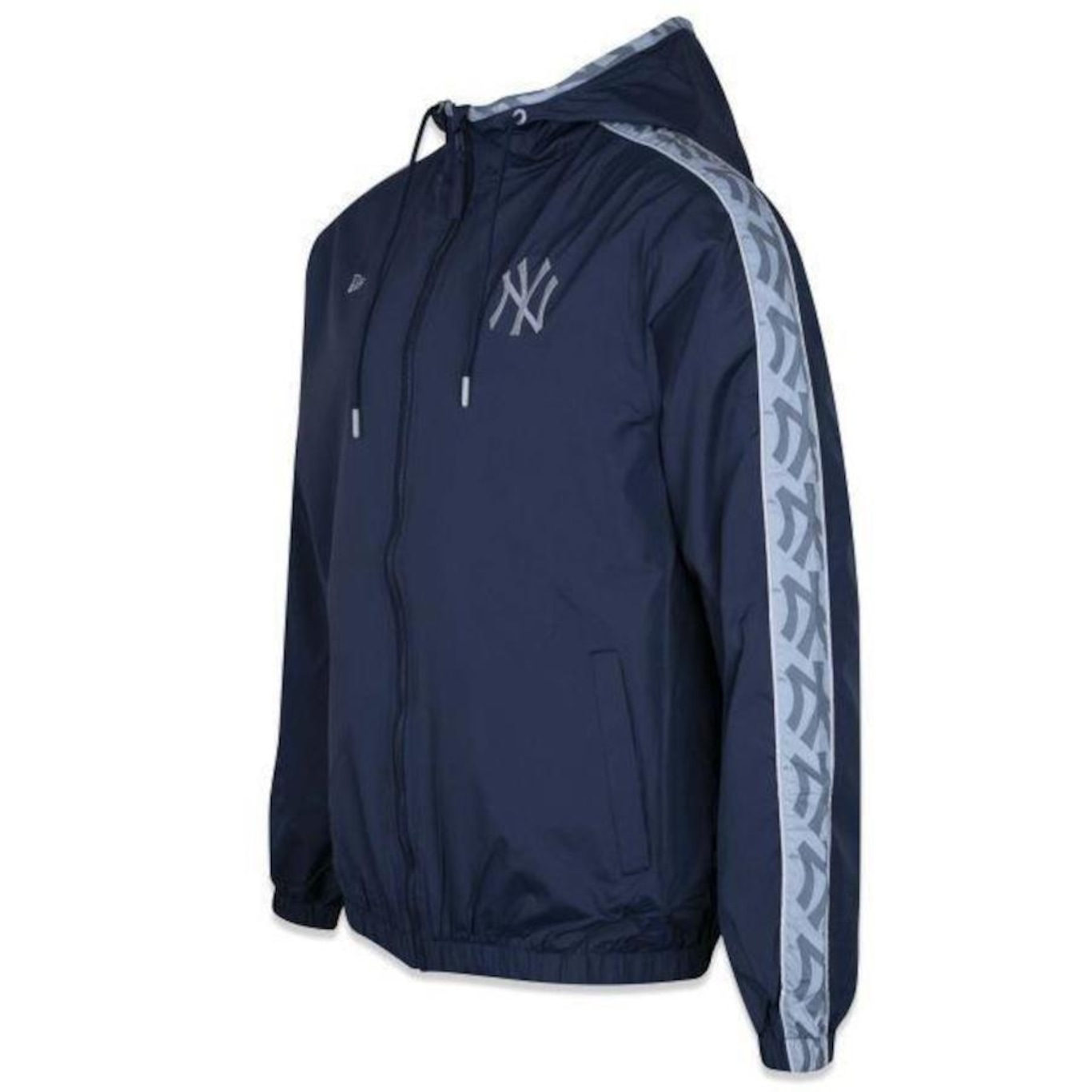 Jaqueta Corta Vento com Capuz New Era New York Yankees Style - Masculina - Foto 3