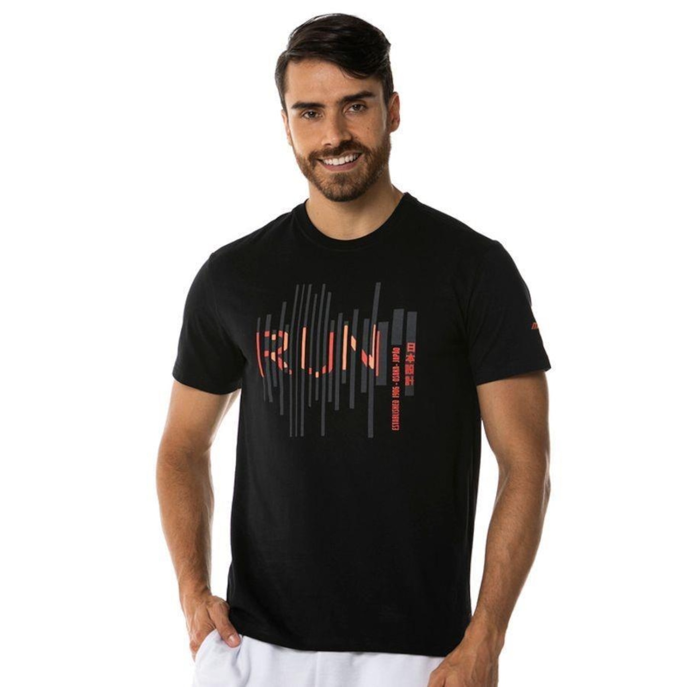 Camiseta Mizuno Sportstyle Graphic 2 - Masculina - Foto 1