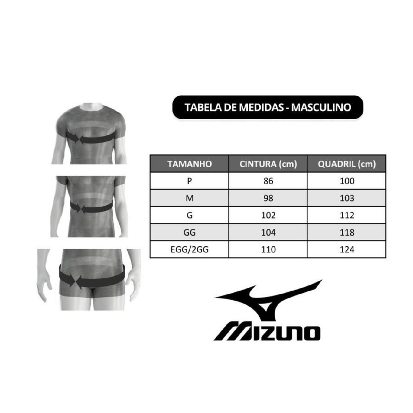 Bermuda Mizuno Básica Rip Stop Imp - Masculina em Promoção