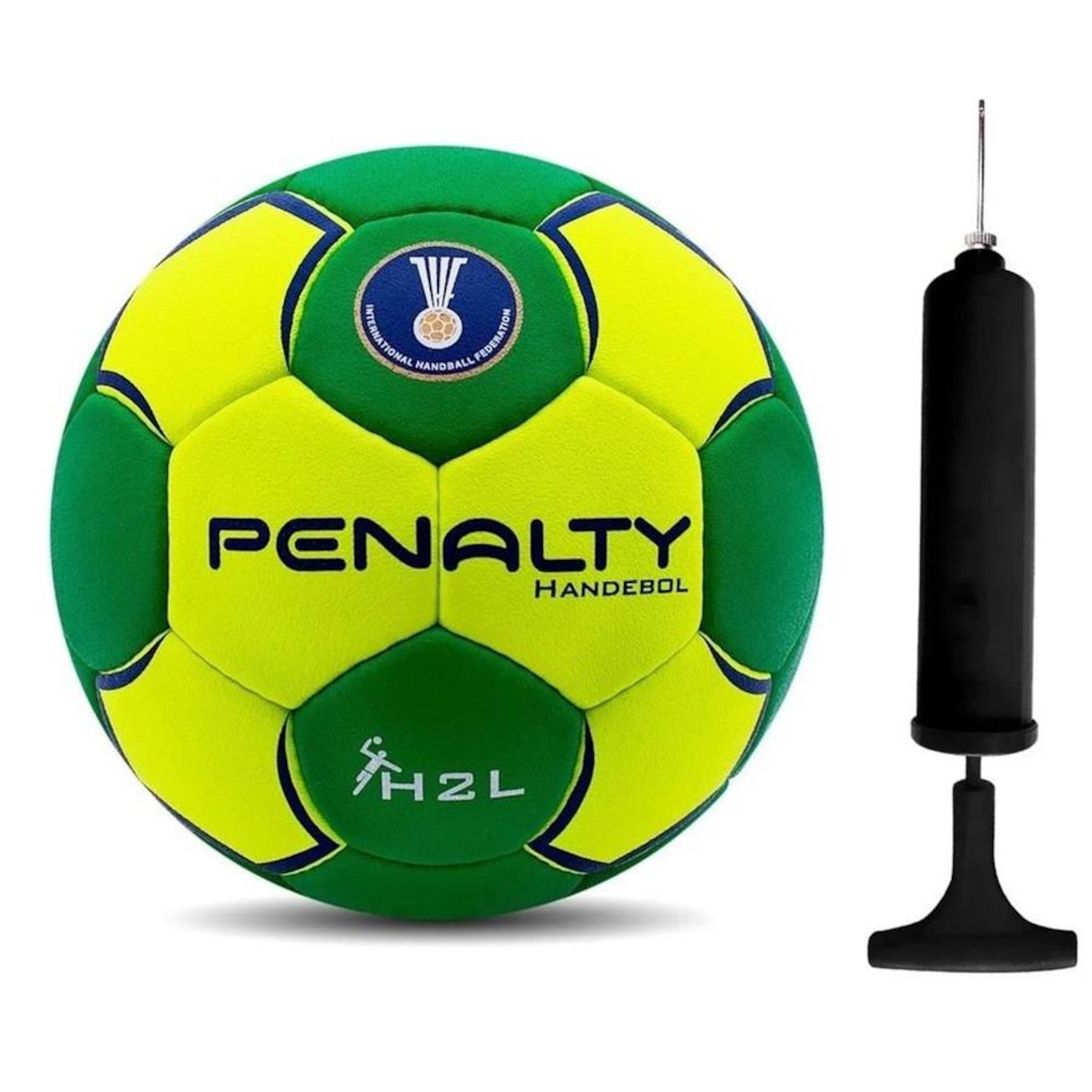 Kit Bola de Handebol Penalty Suécia H2L Pro X + Bomba de Ar - Foto 1