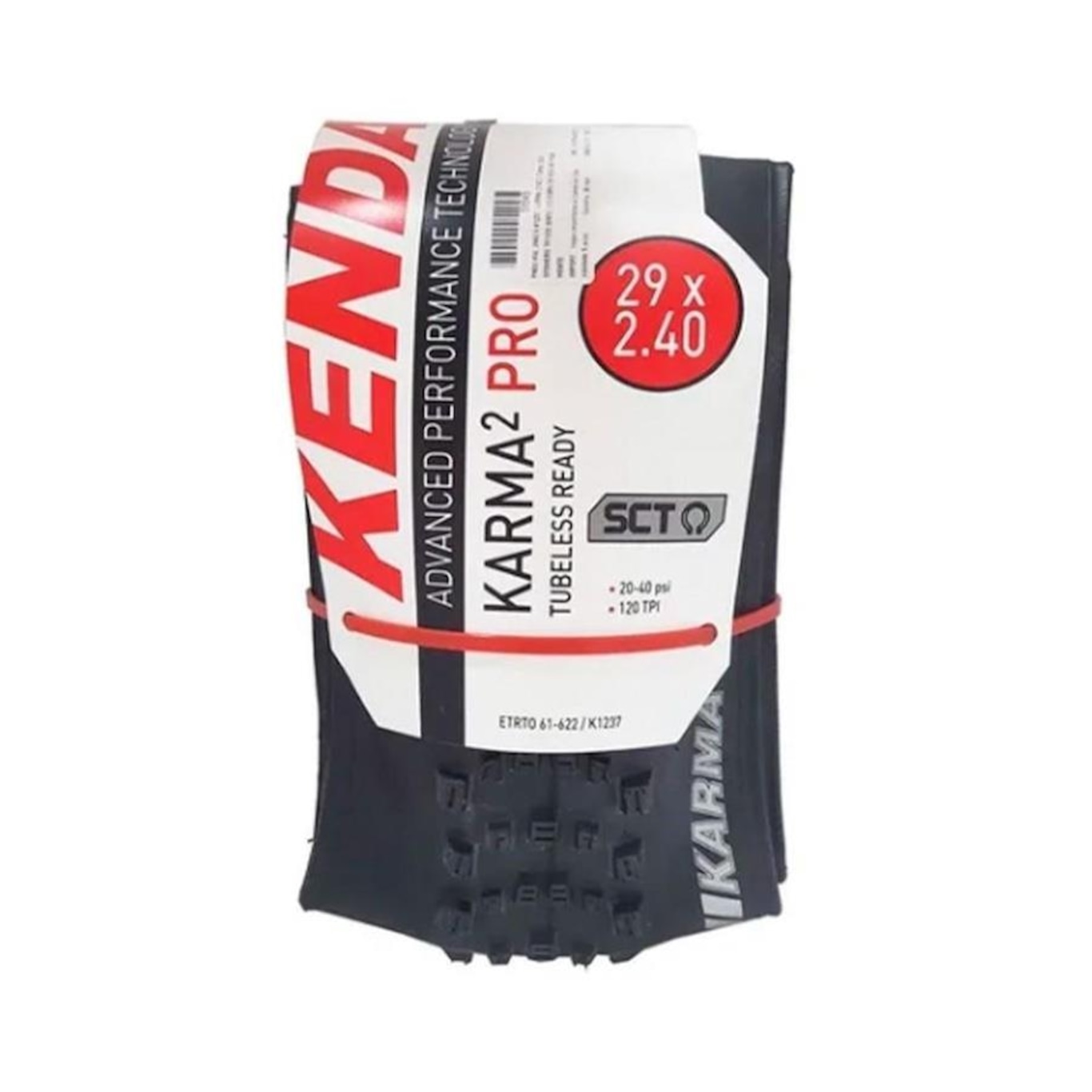 Pneu de MTB Kenda Karma 2 Pro K1237 29 x 2.4 Tubeless Kevlar - Foto 2