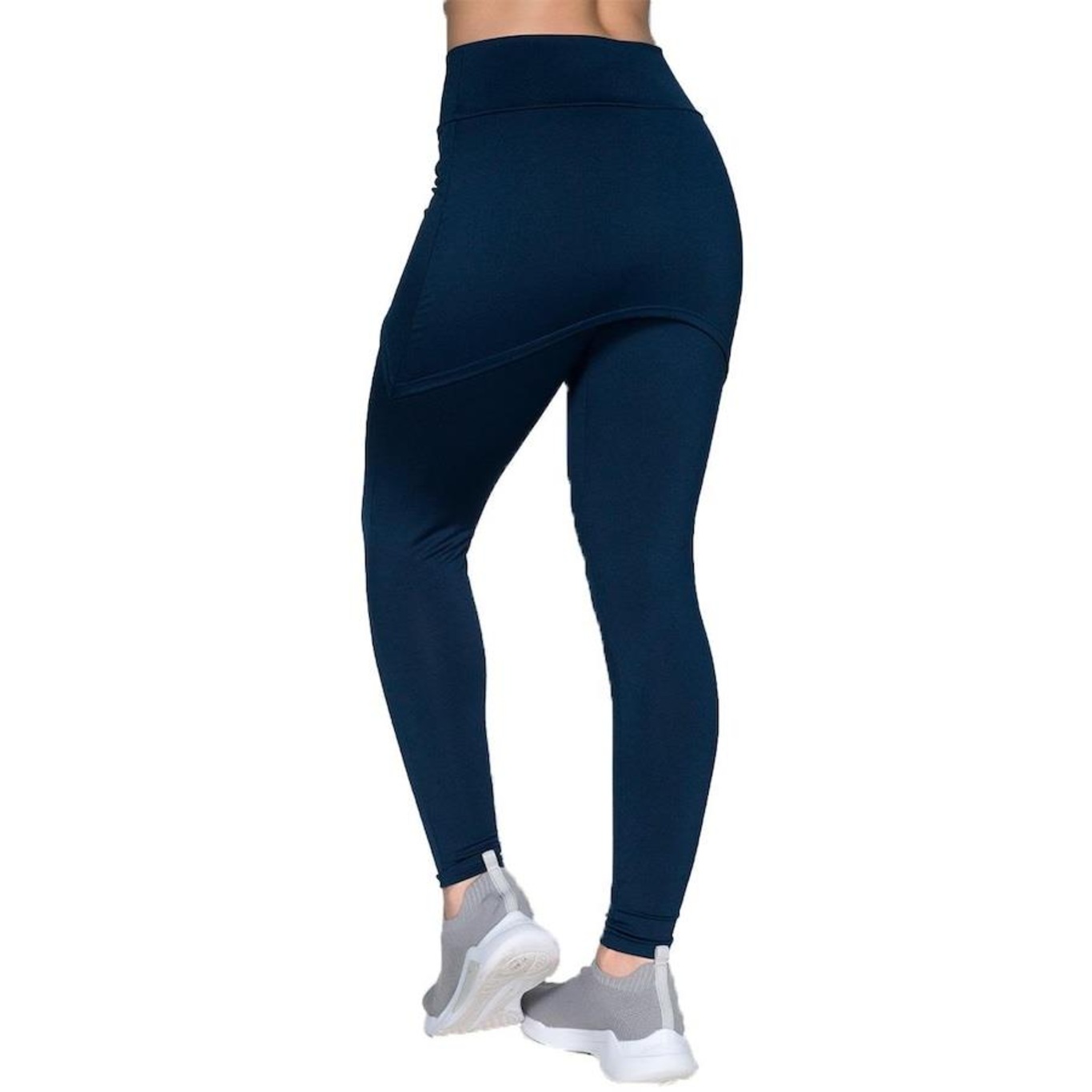 Calça Legging Vekyo Suplex com Saia Tapa Bumbum - Feminina - Foto 2