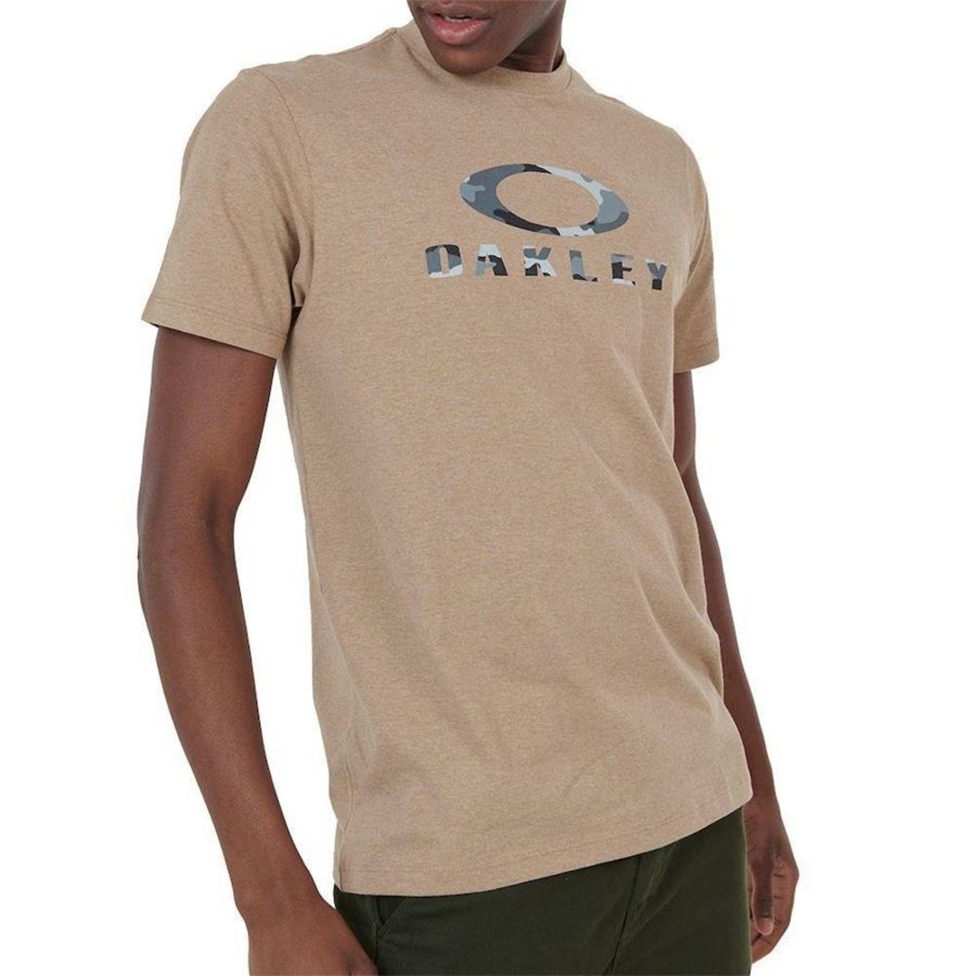 Camiseta Oakley Camo Ss - Masculina - Foto 1