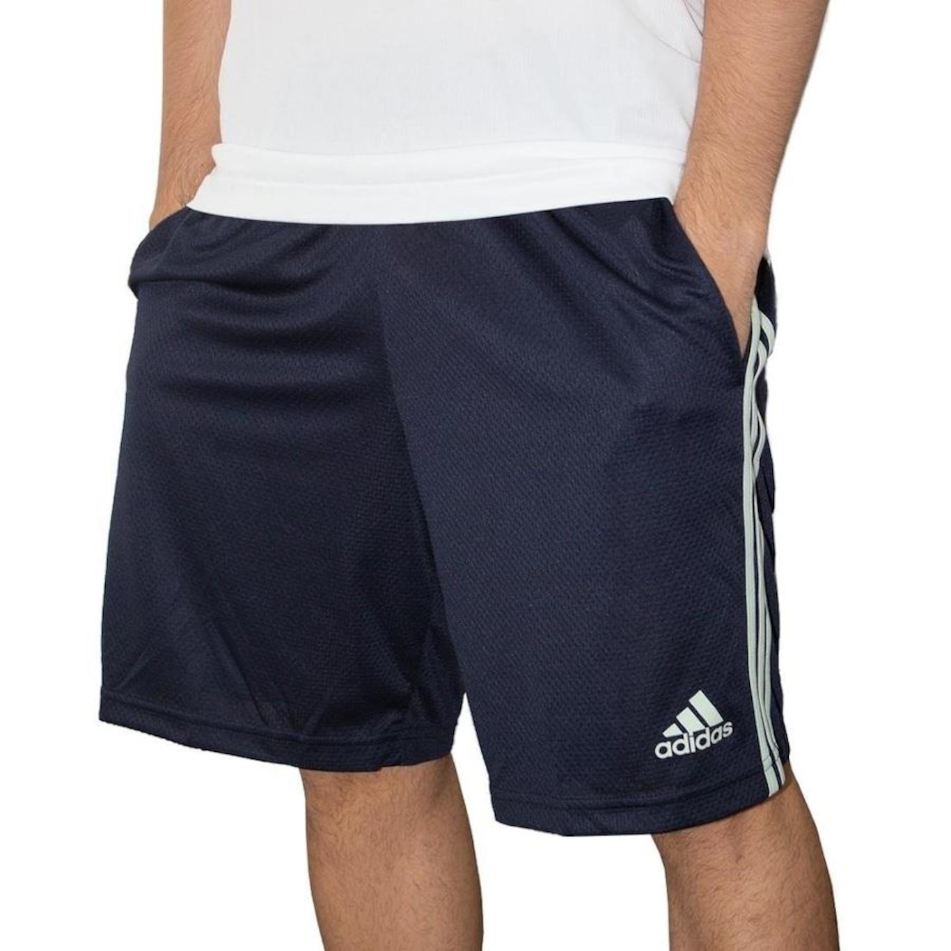 Bermuda adidas 3S - Masculina - Foto 1