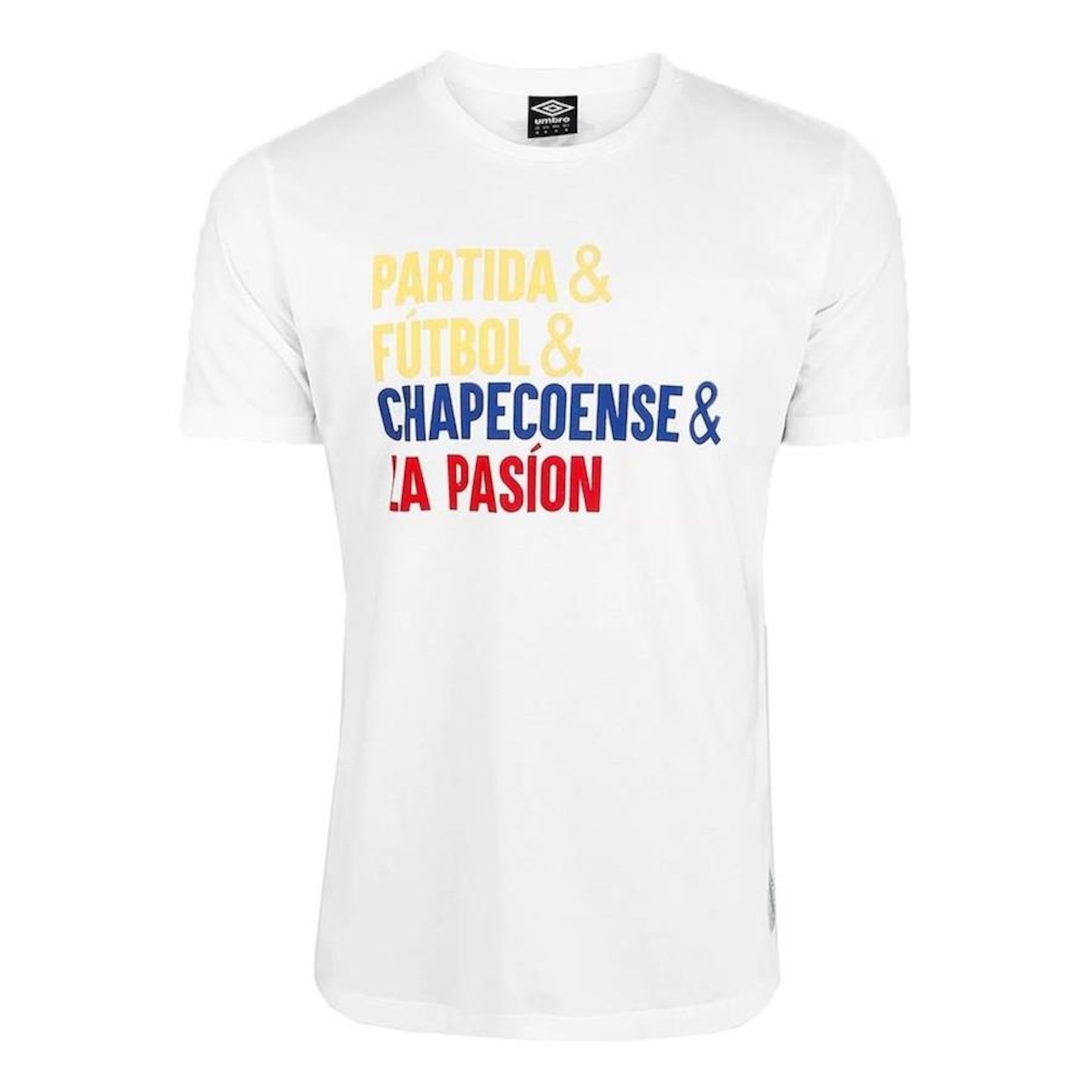 Camiseta Umbro Chapecoense Lettering - Masculina - Foto 1