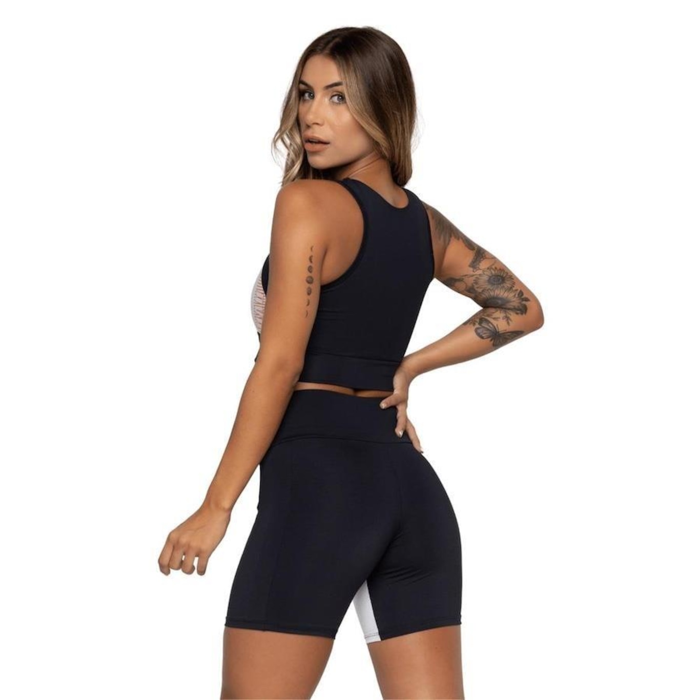 Top Fitness AVA Fitness Wear Suplex Frente - Adulto - Foto 6