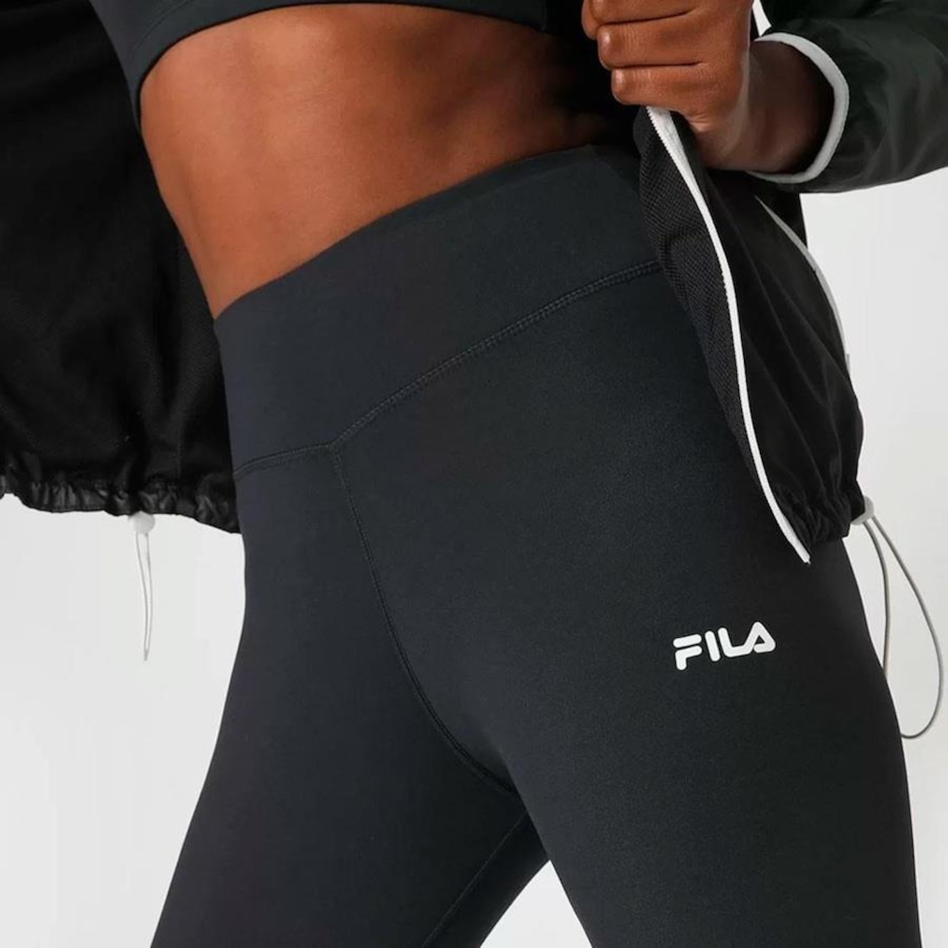 Calça Legging Capri Fila Flat Life Ii - Feminina