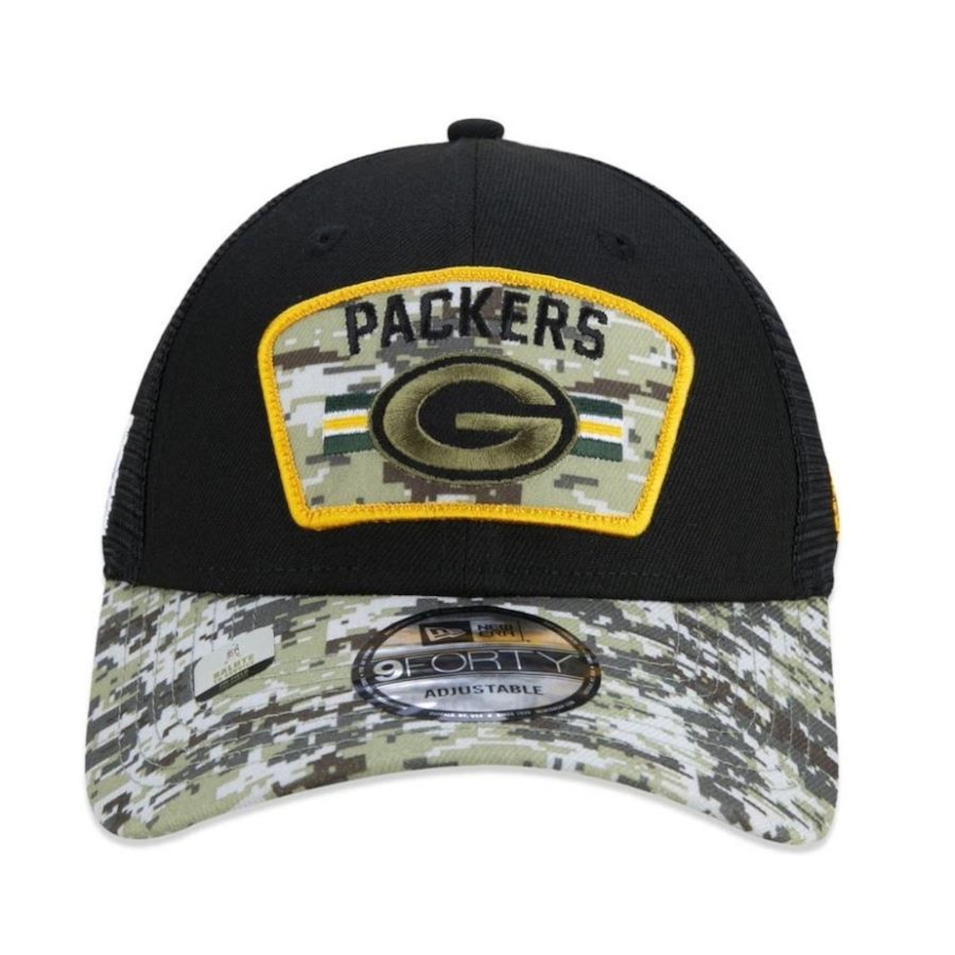 Boné Aba Curva New Era Green Bay Packers 940 NFL 21 Salute to Service - Snapback - Adulto - Foto 3